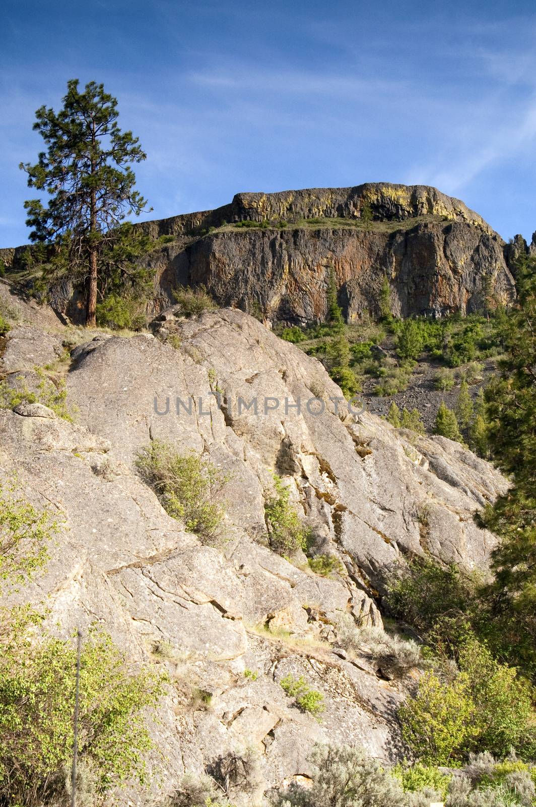 Rocky Ridge Outcroppings Near Banks Lake Washington State by ChrisBoswell