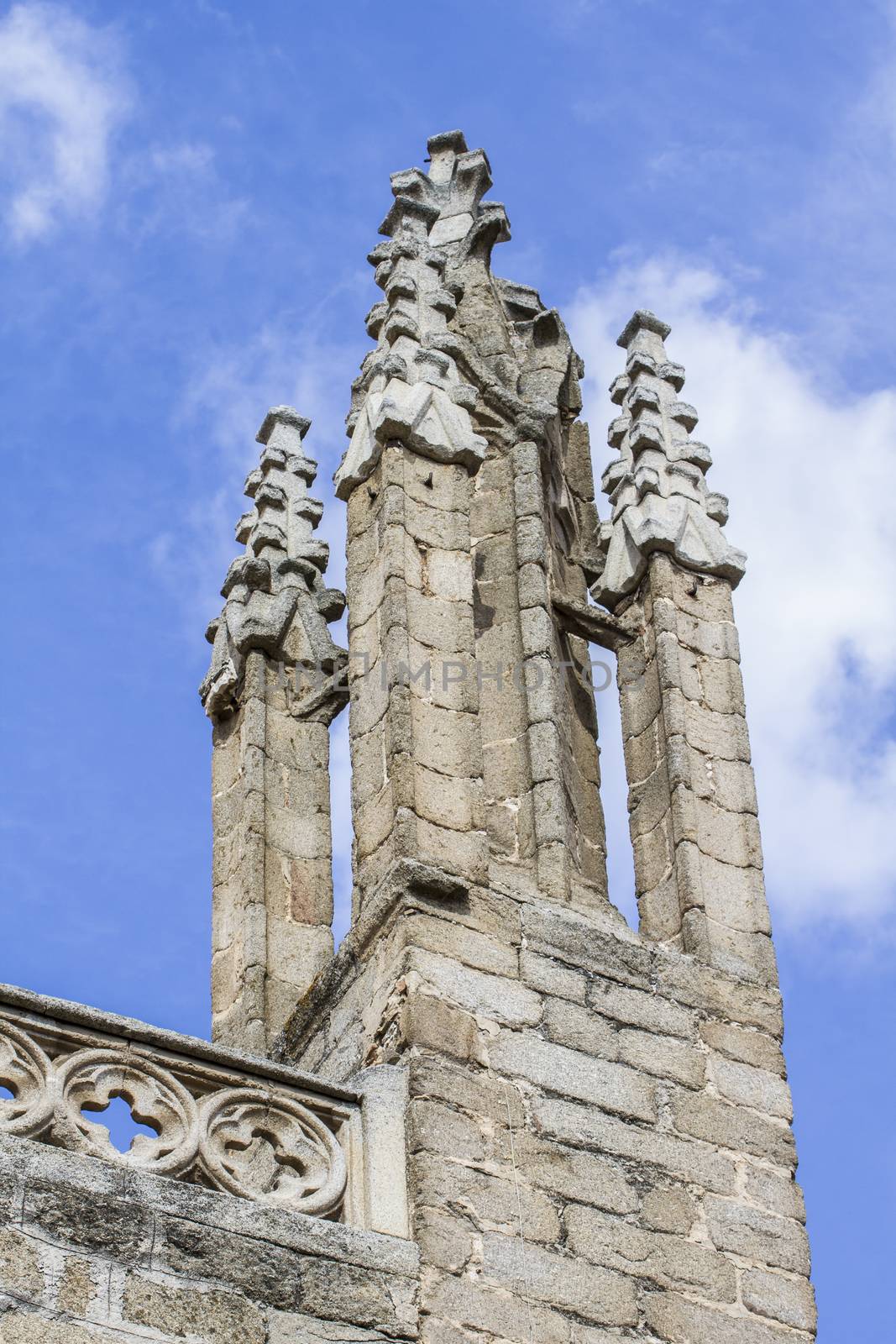 Toledo Cathedral facade, spanish church