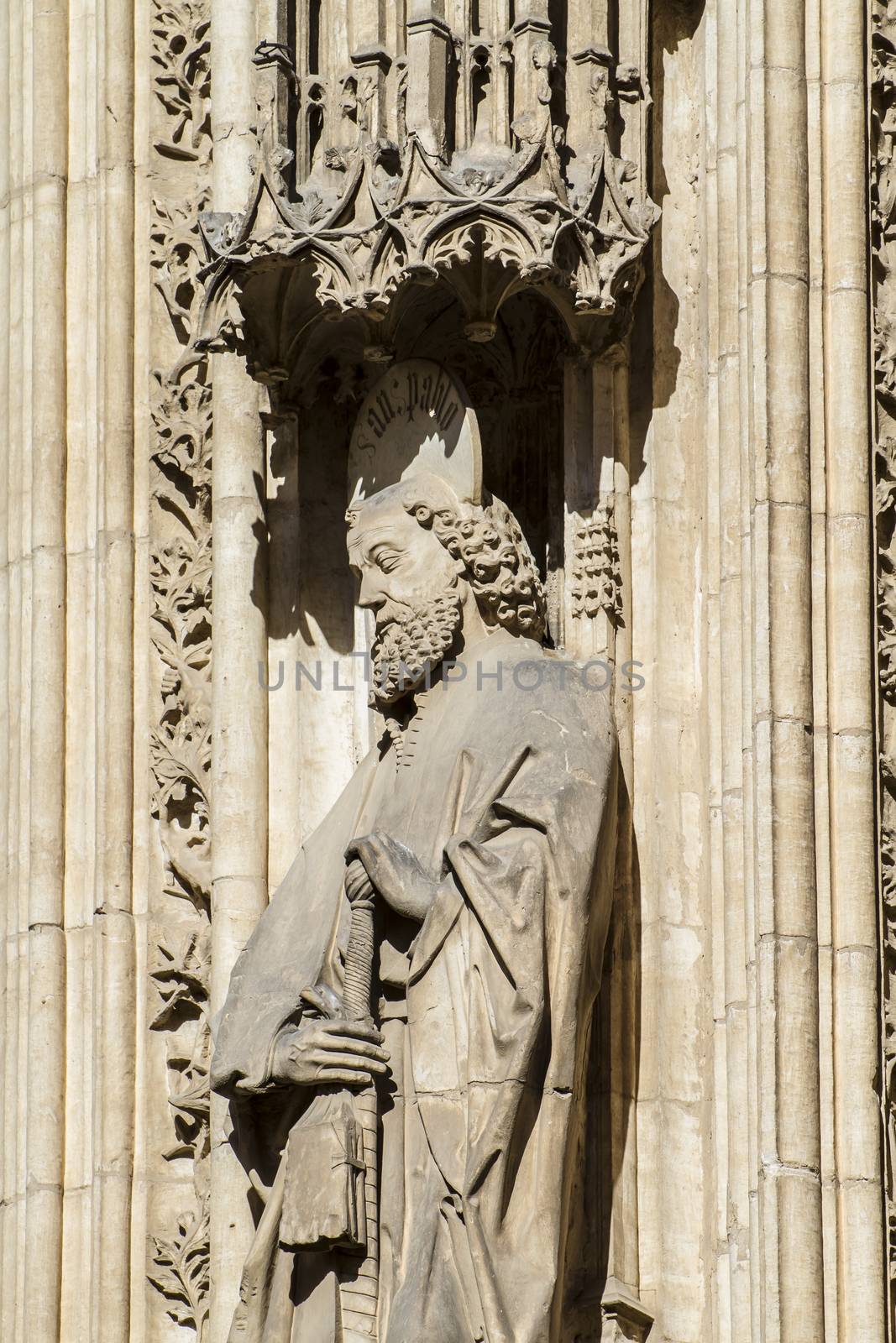 Bishop sculpture, toledo cathedral, spain by FernandoCortes