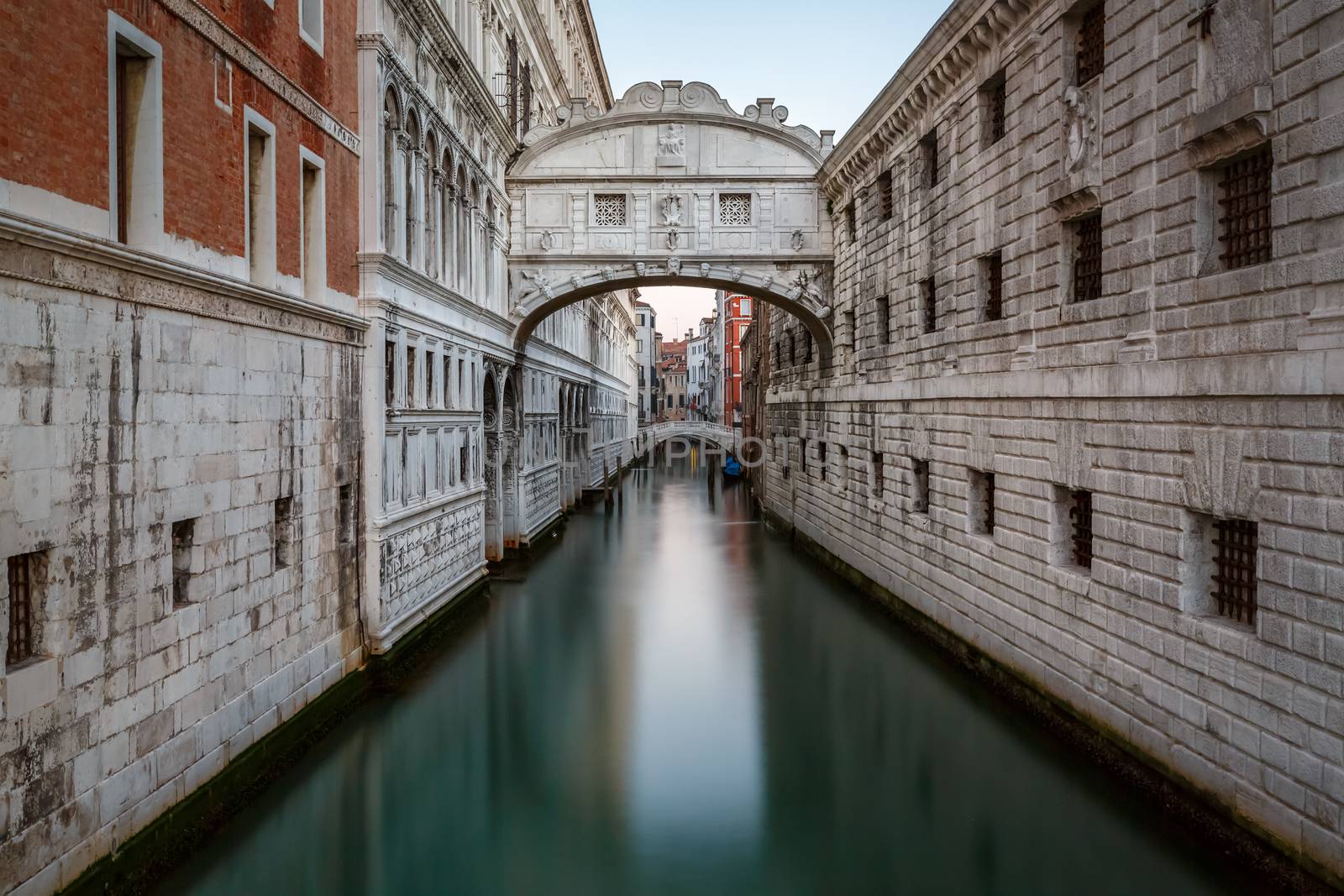 Bridge of Sighs and Doge's Palace in Venice, Italy by anshar