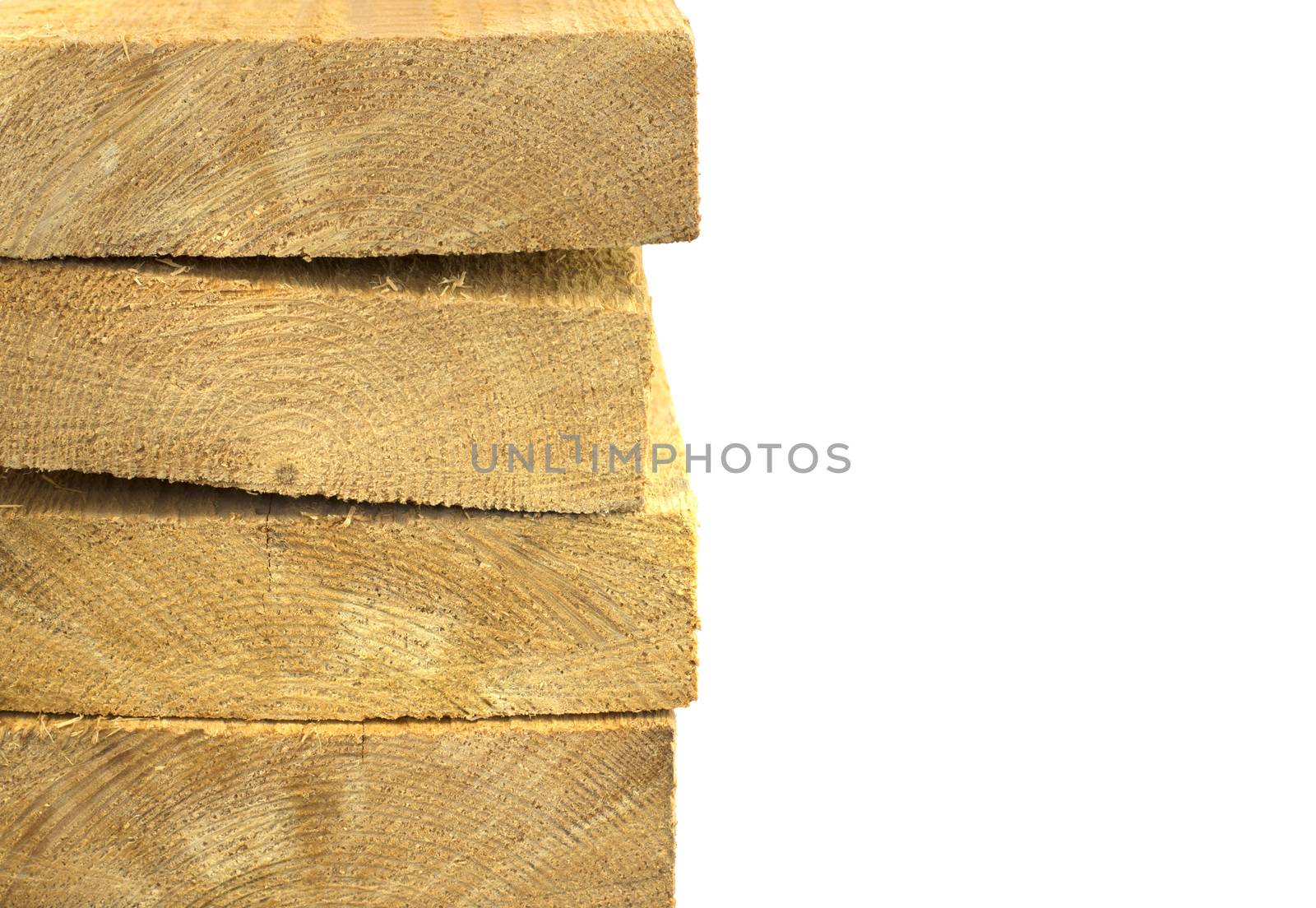 Pack of wooden planks by cherezoff