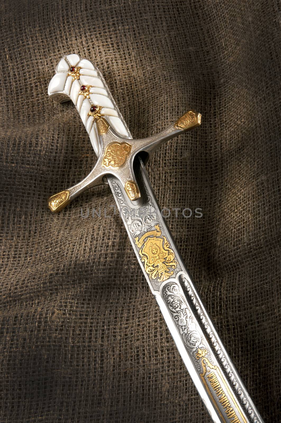 Ancient sabre. A smart variant of the fighting weapon