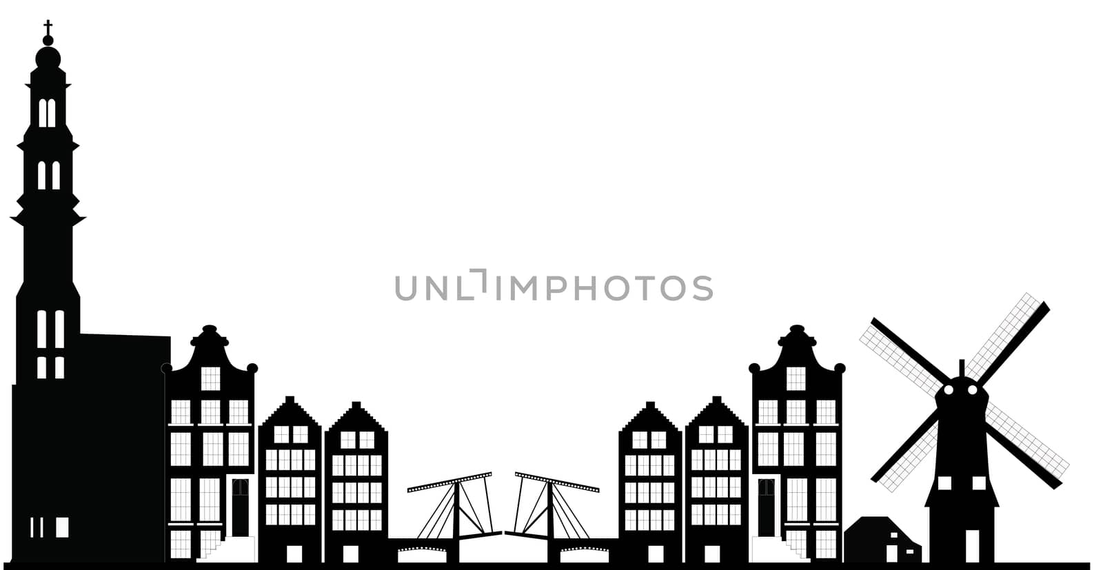 amsterdam skyline