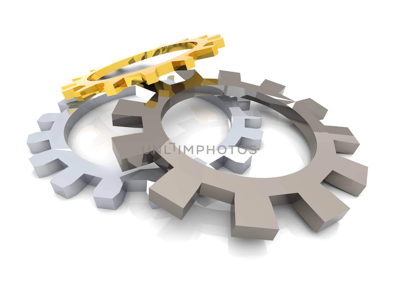 3D rendered Illustration. Isolated on white. 