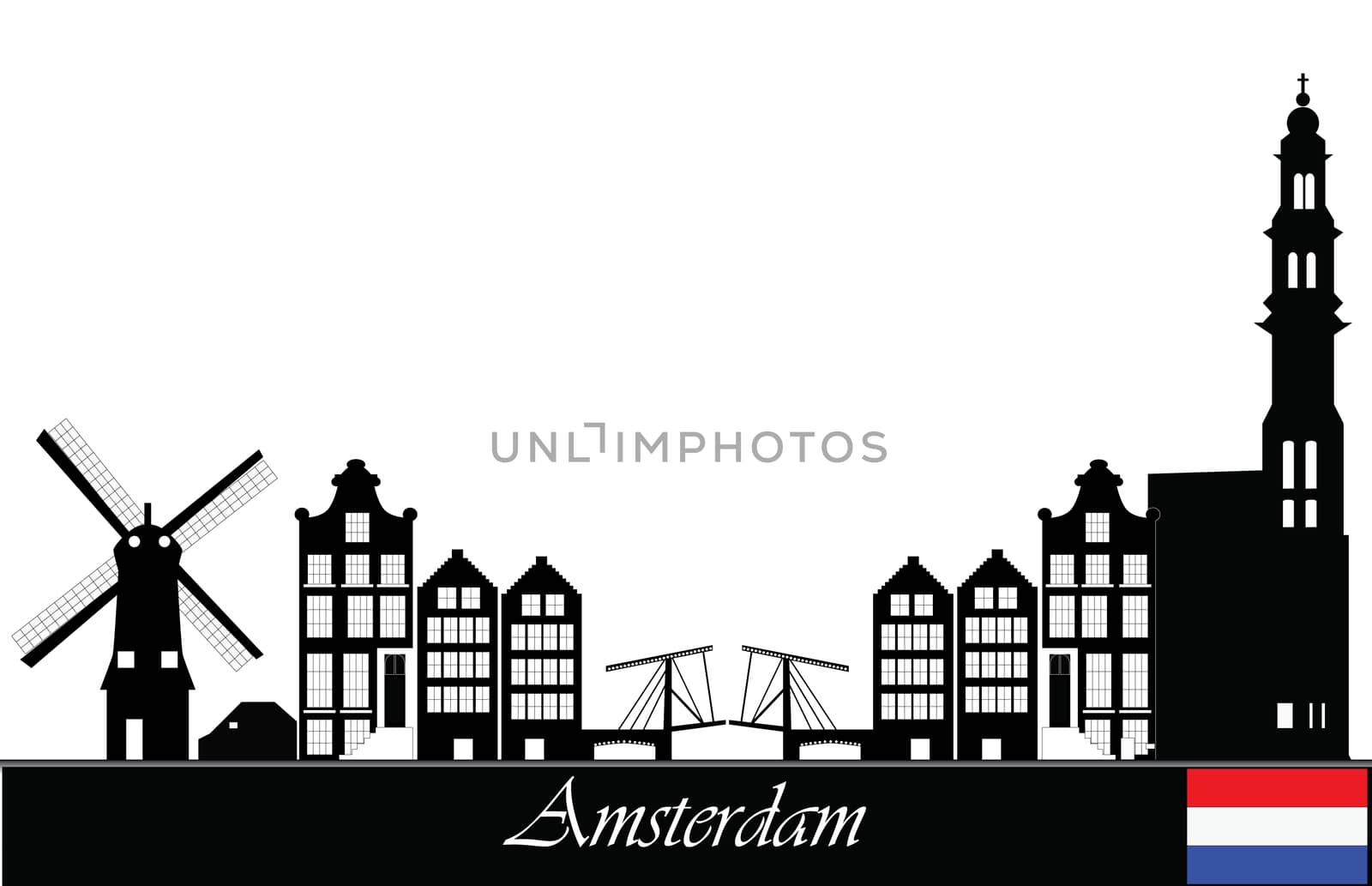 amsterdam skyline