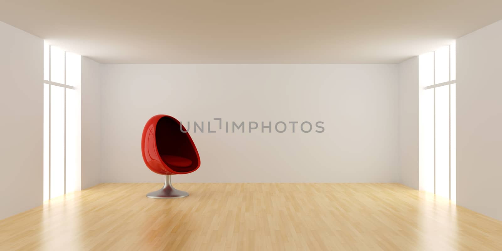 Eggchair in a room by Spectral