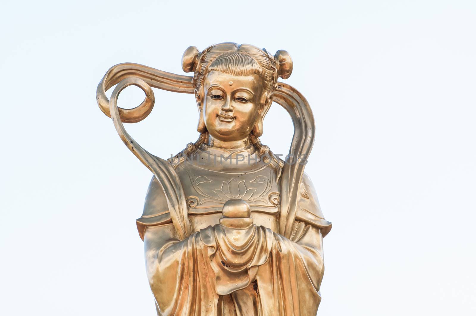 Naja statue of Chinese in thai land