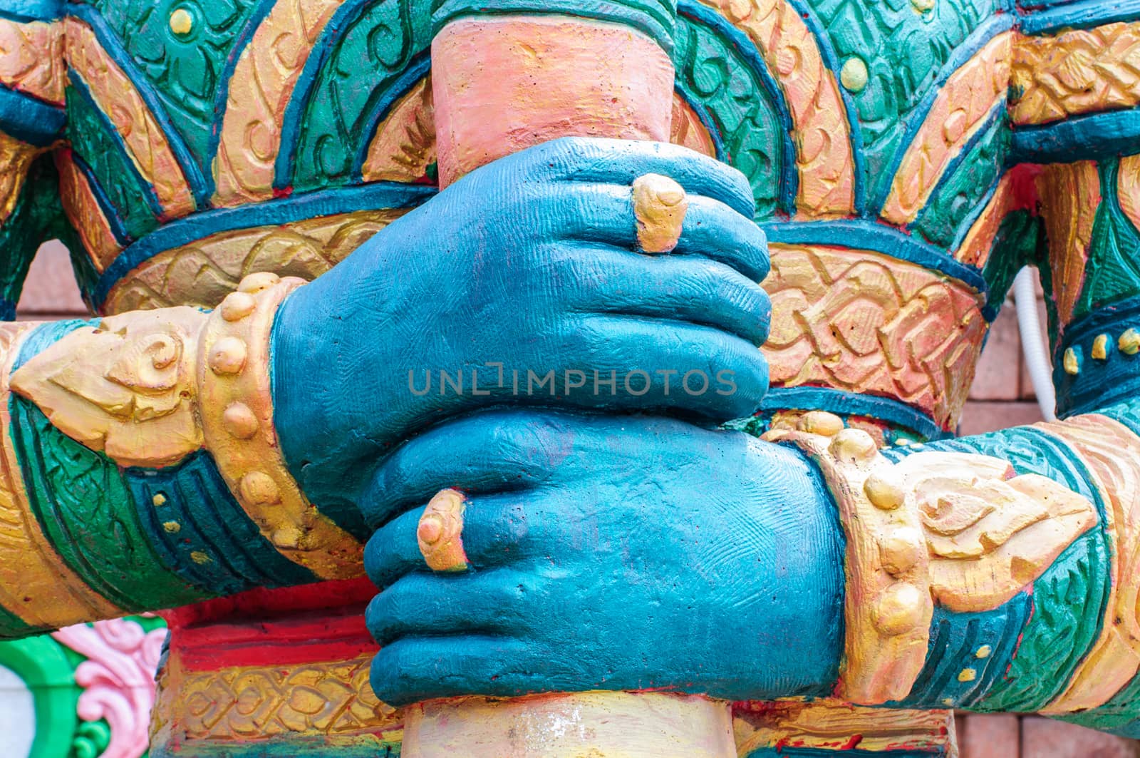 Hand of Giant statues of thailand, Public place