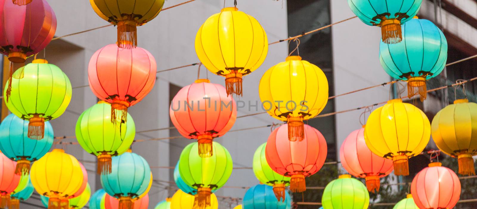 Lamps lantern lanterns to celebrate the Chinese New Year. Lamp colorful variety of colors.