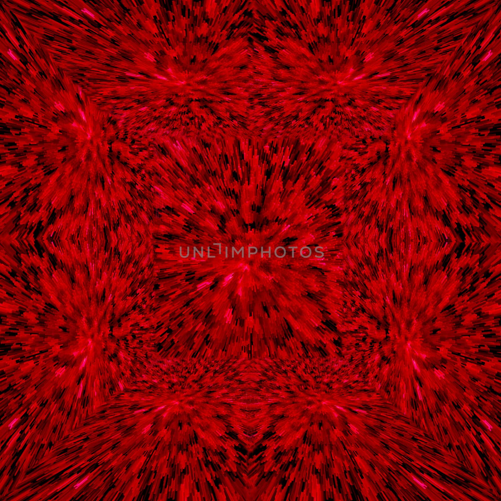 red abstract texture in three-dimensional by alexmak