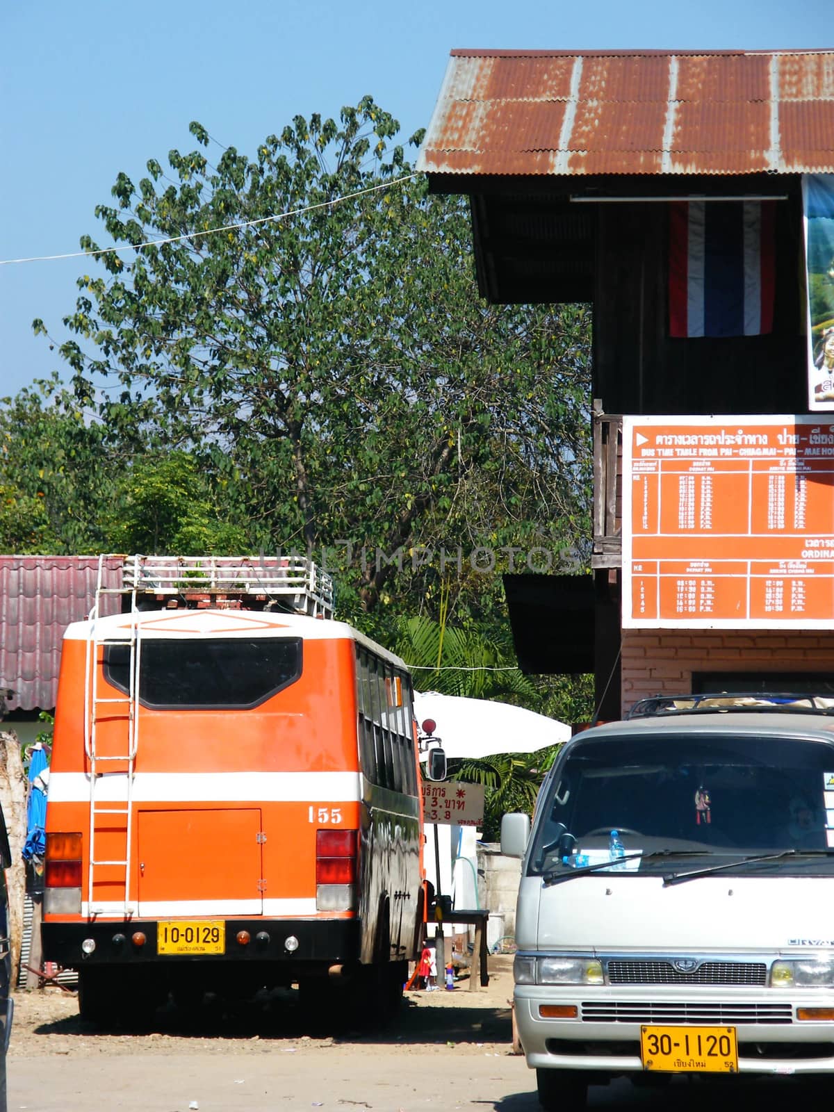 old bus station at Pai,Mae Hong Son,Thailand