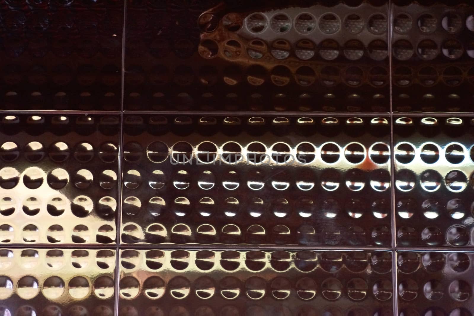 texture of mosaic glass tiles,shallow focus