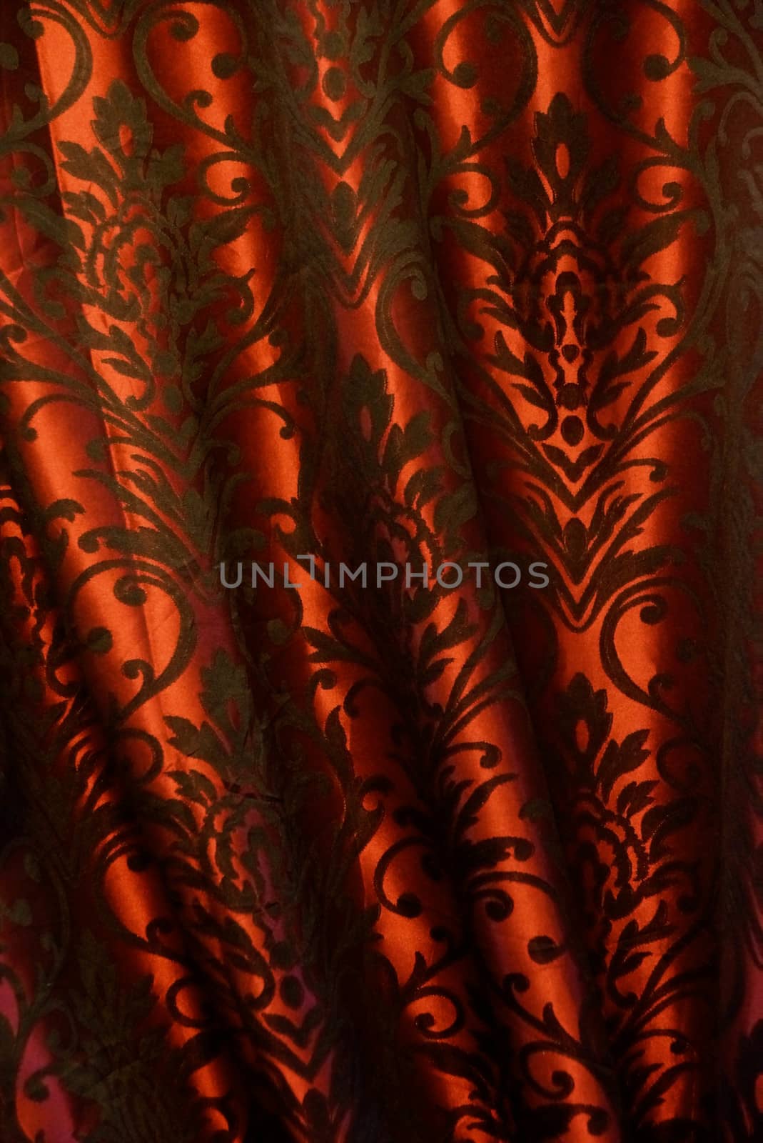 texture of antique silk fabric,shallow focus