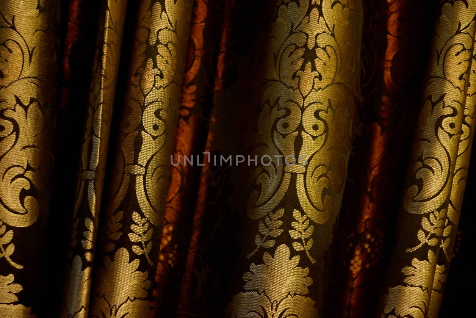 texture of antique silk fabric,shallow focus