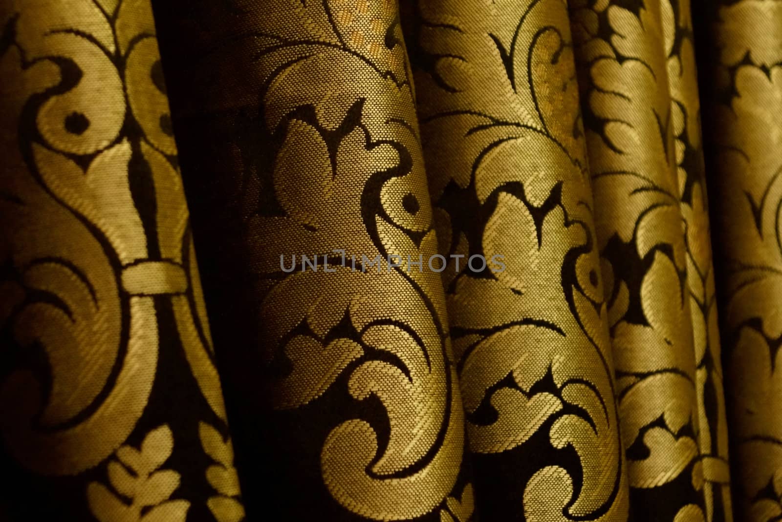 texture of antique silk fabric,shallow focus