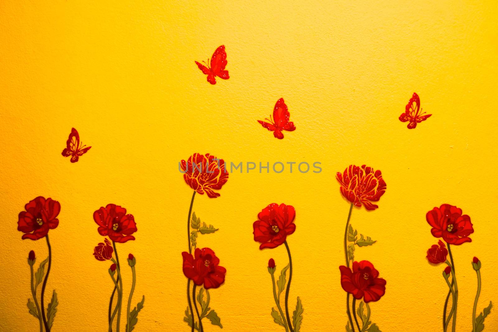 wall flowers by nattapatt