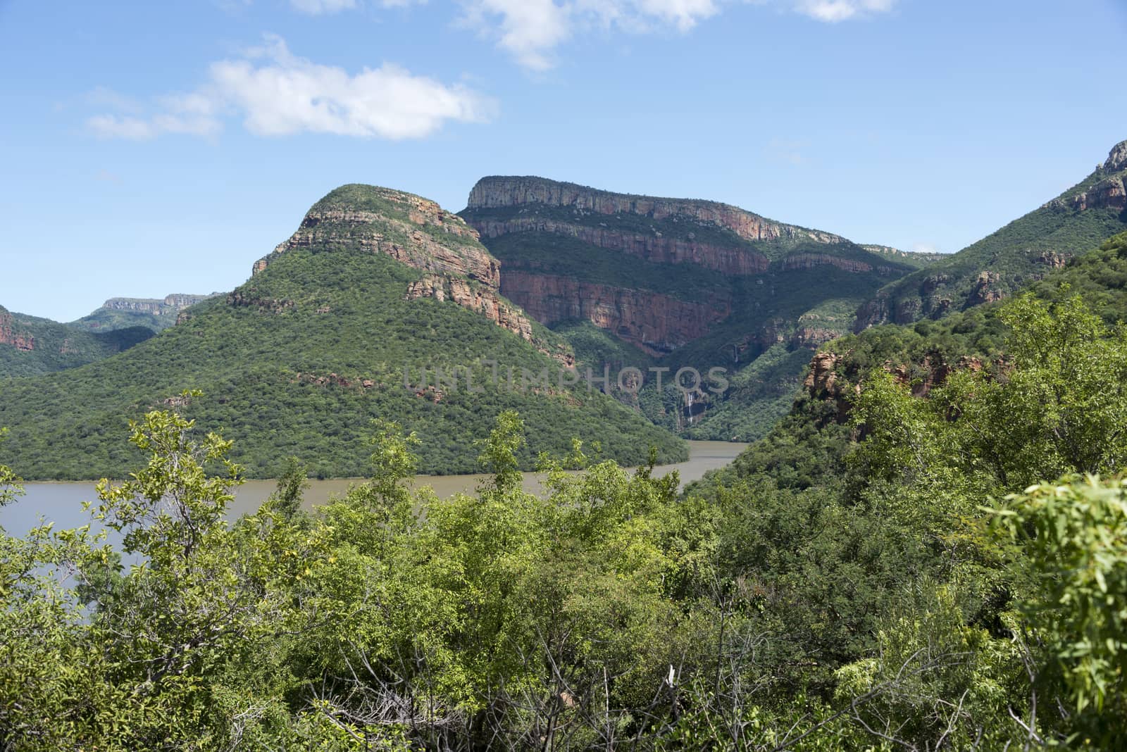 drakensberg in south africa with lake south africa