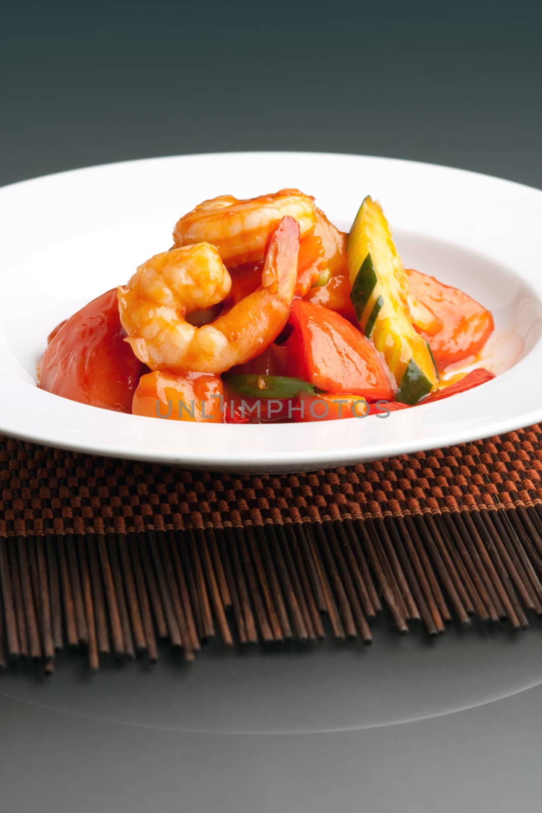 Sweet Sour Shrimp by graficallyminded