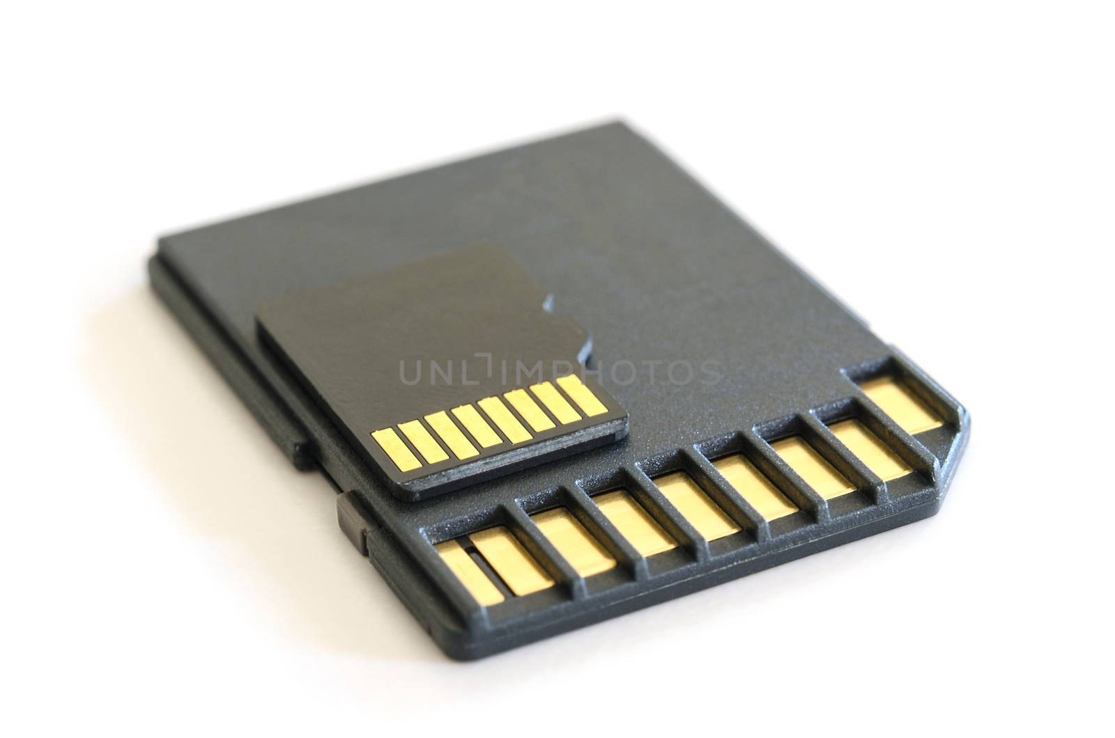 SD card reader adapter and black microSD memory by servickuz