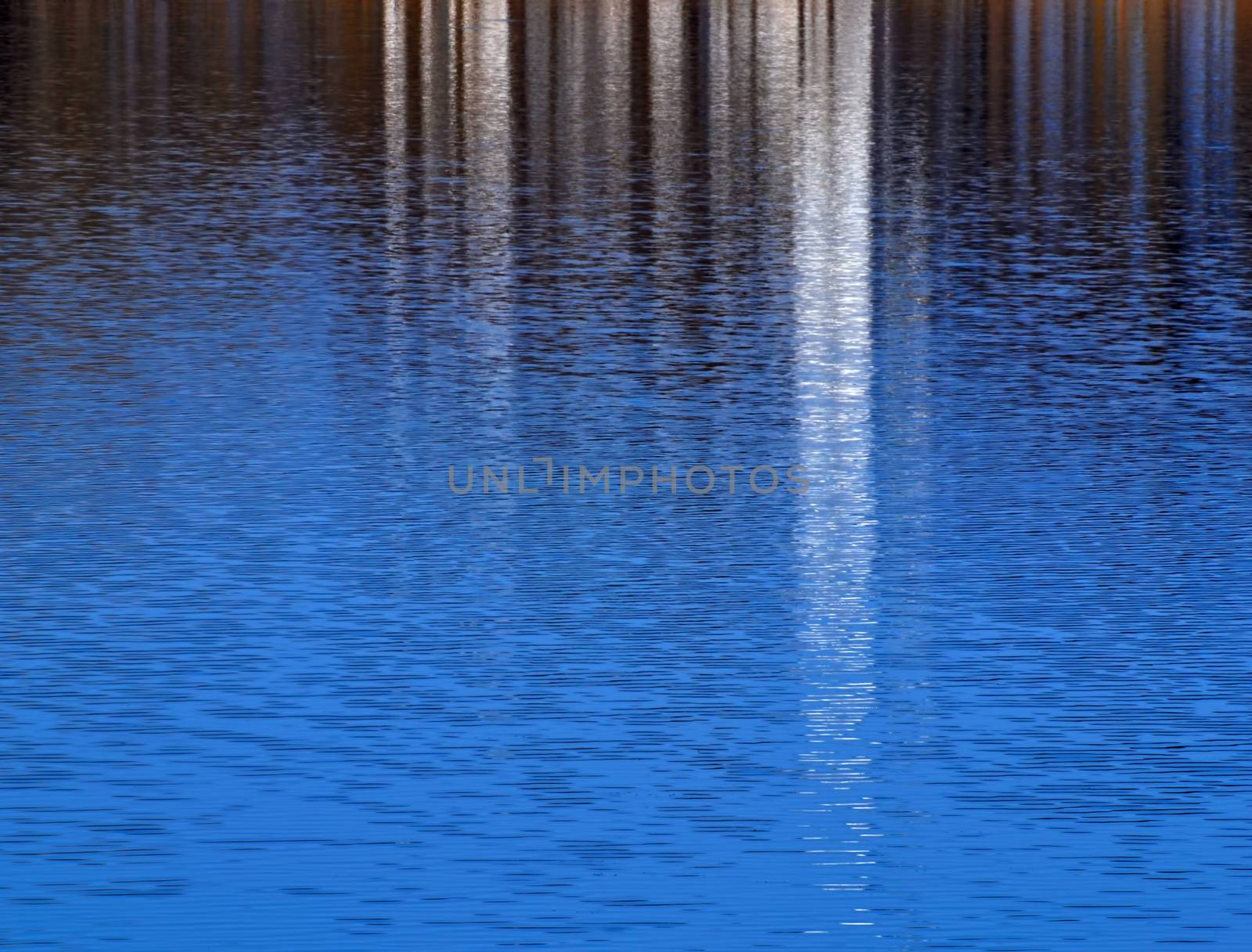 background or texture blue water surface like a mirror