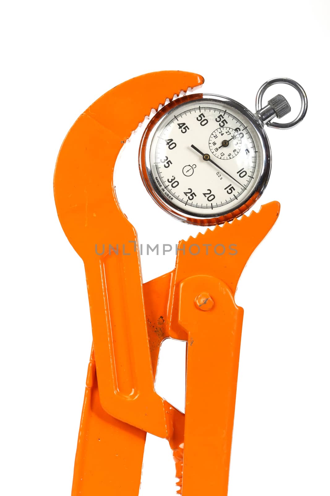 Wrench and stopwatch by alexkosev