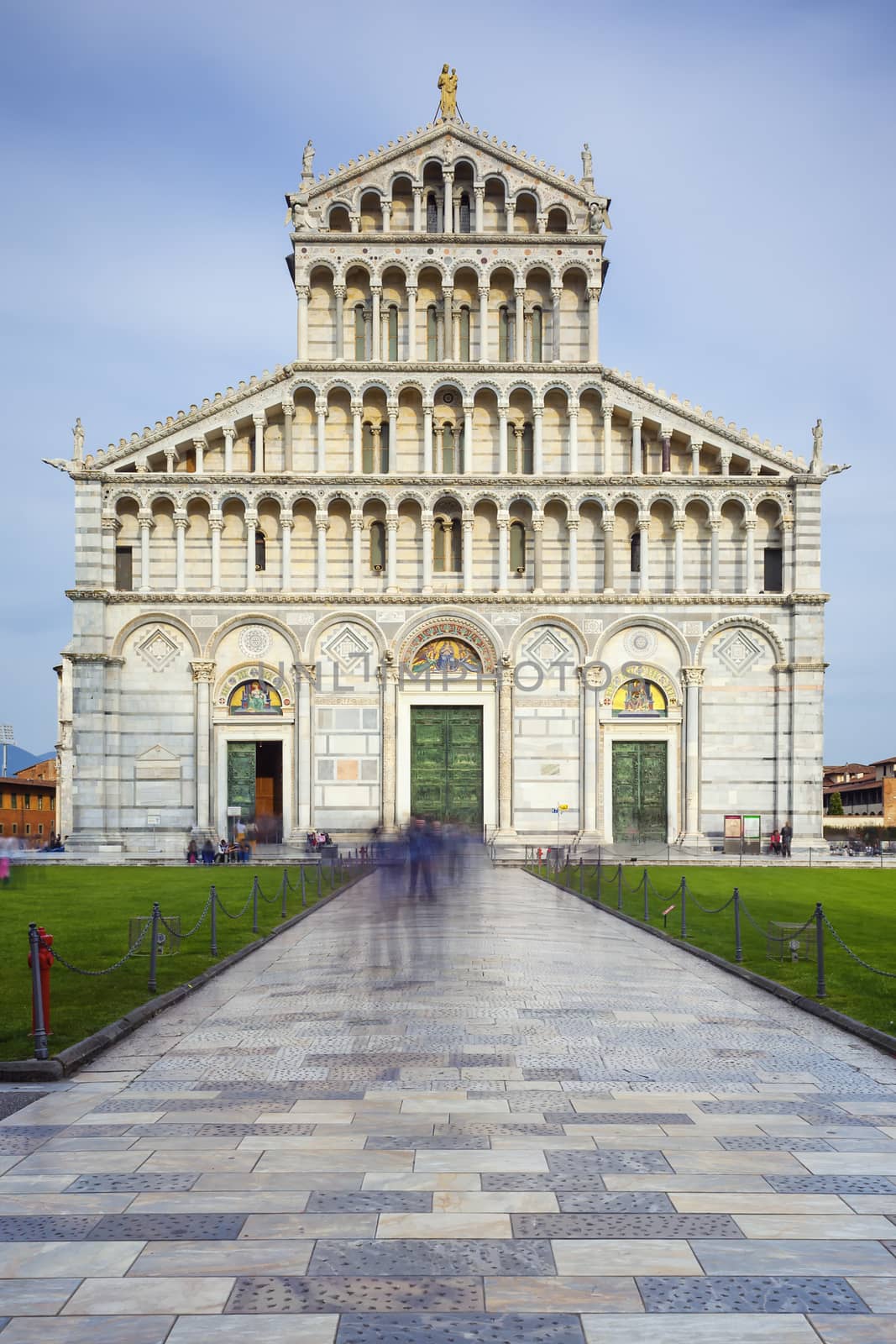 Famous Piazza Miracoli in Pisa, Italy 