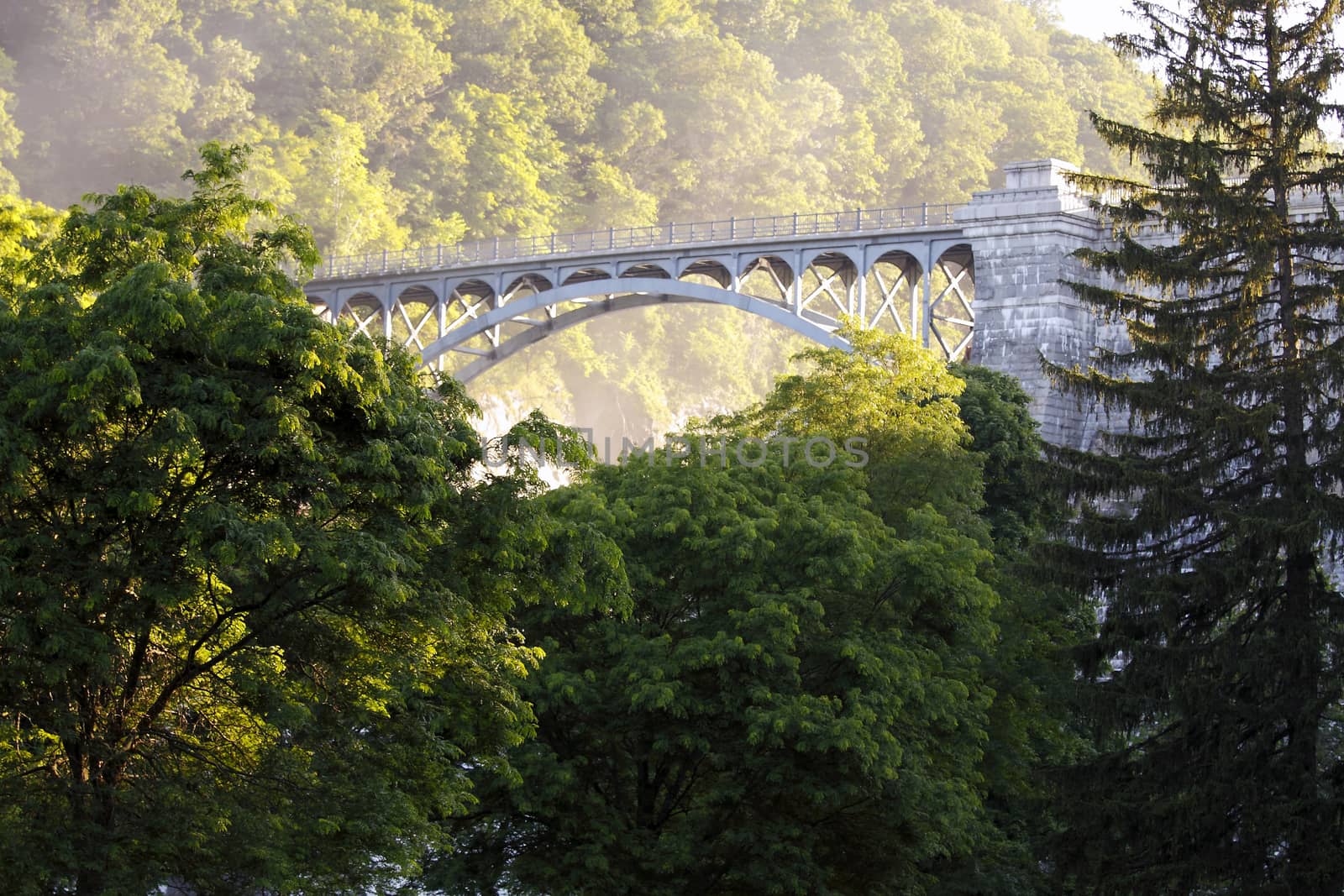 Croton Dam in USA by DigiArtFoto