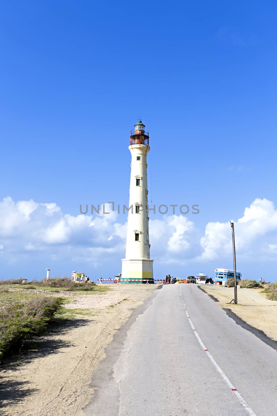 California lighthouse on Aruba