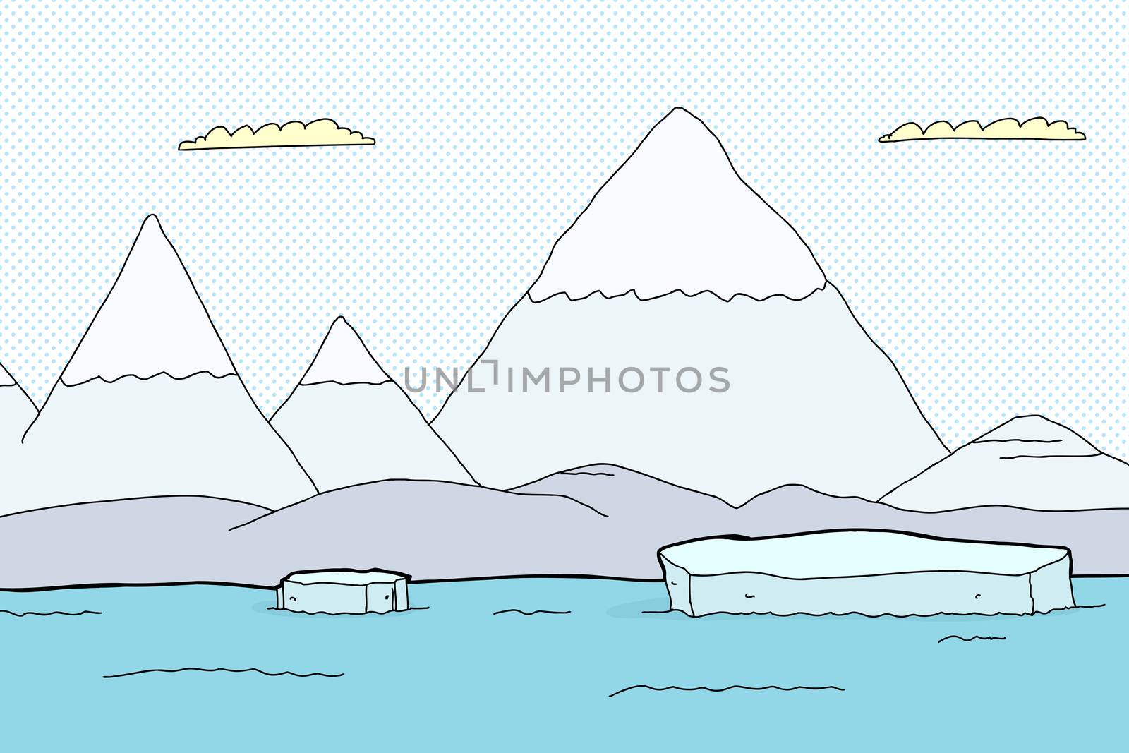 Arctic Landscape by TheBlackRhino