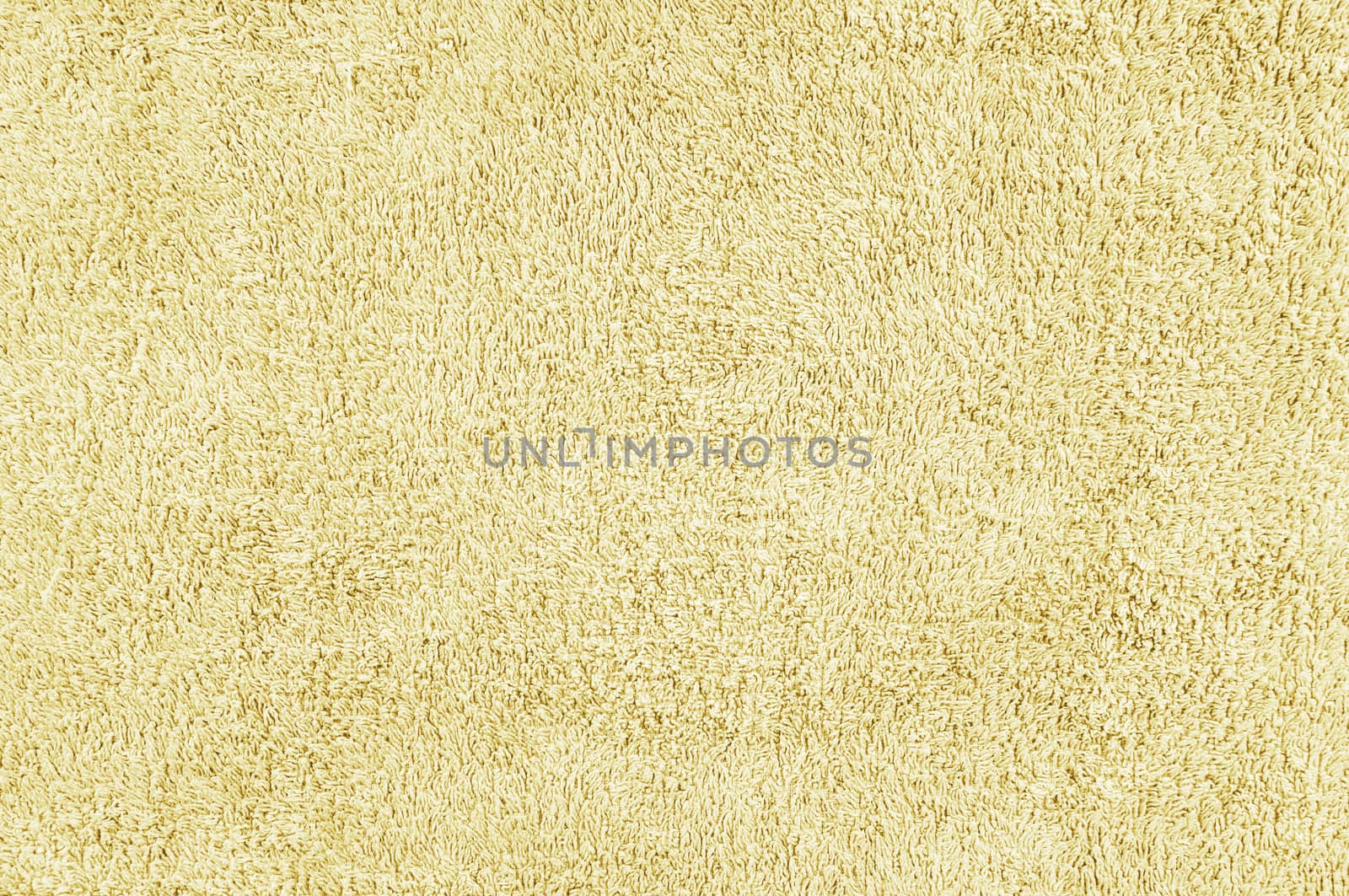Closeup of yellow towel texture for background