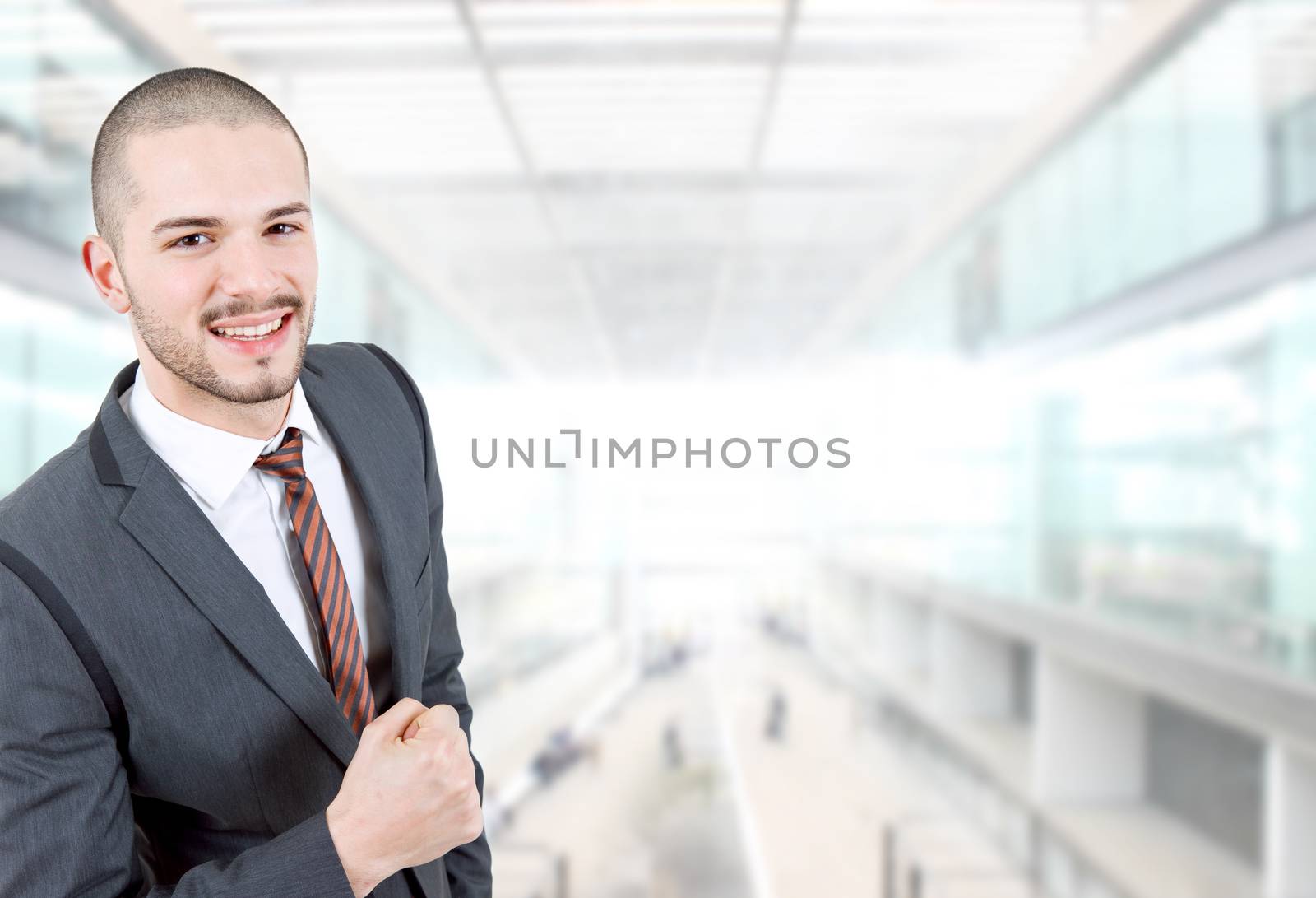 young business man portrait at the office