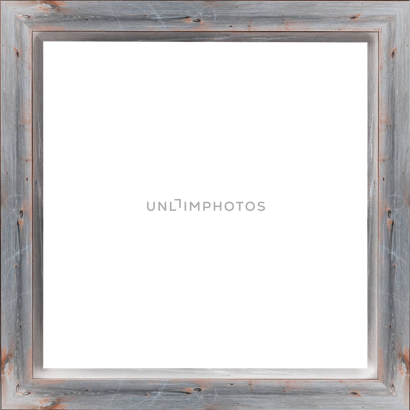 wooden frame isolated on the white background by alexmak