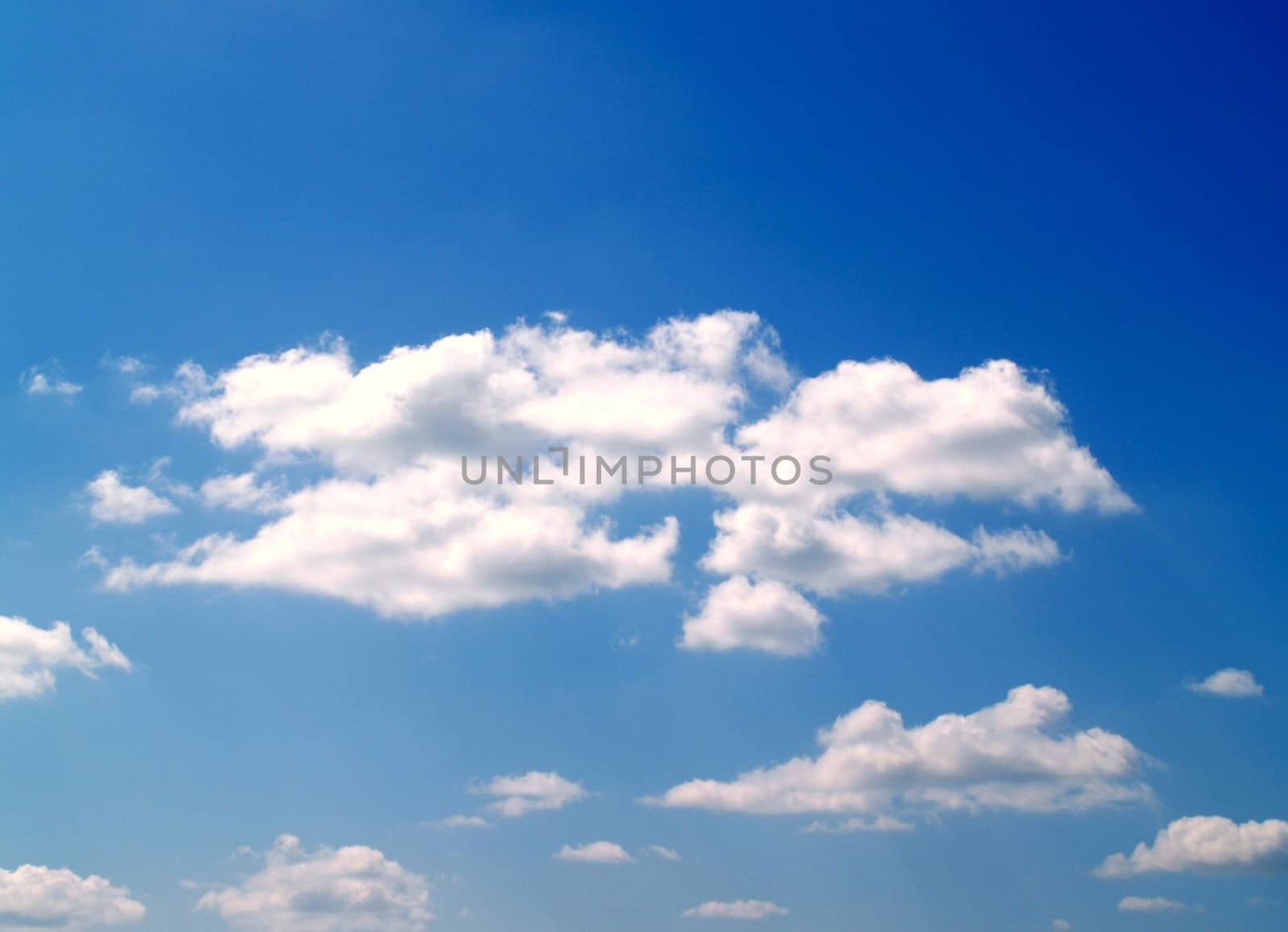 different colorful sky clouds set