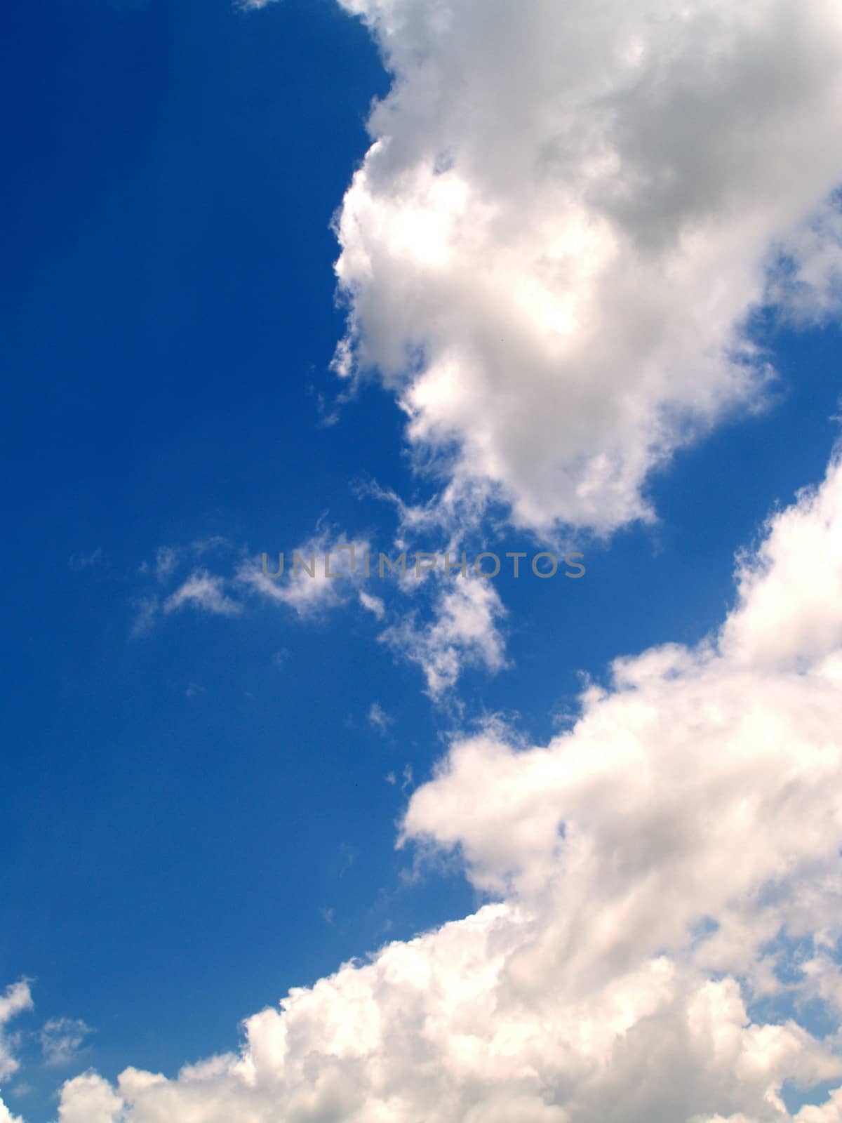 different colorful sky clouds set