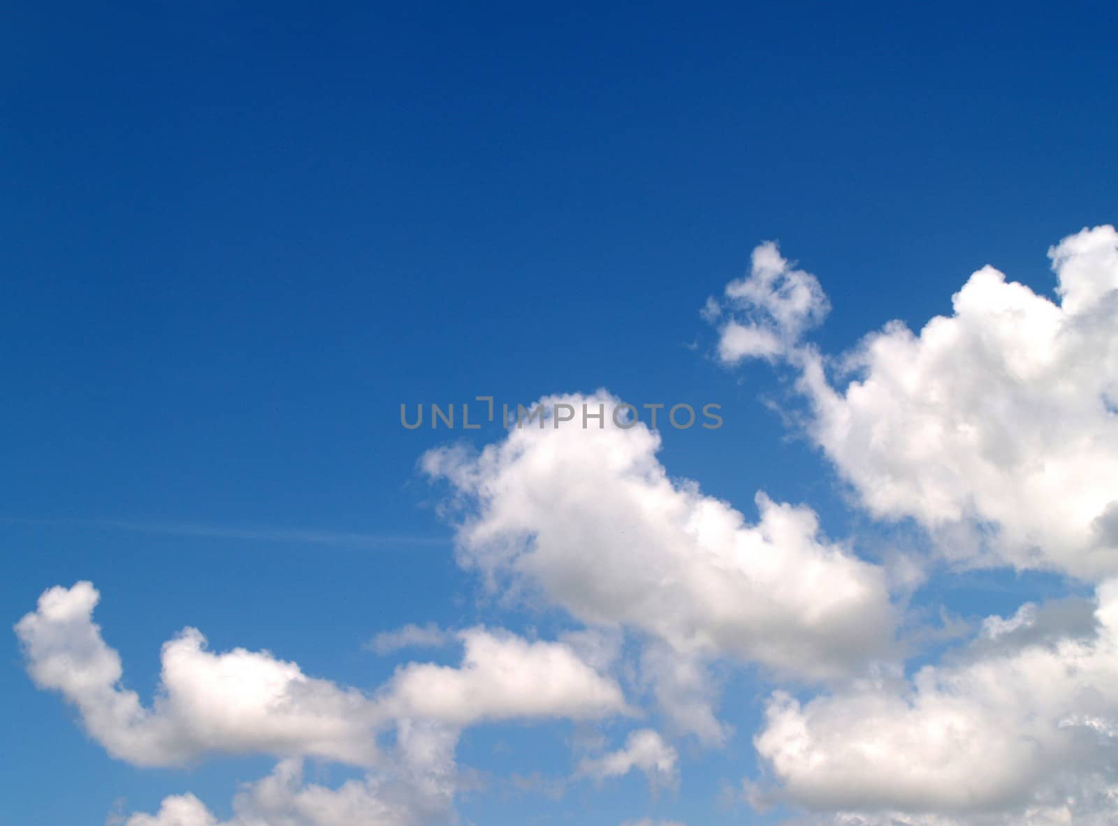 different colorful sky clouds set