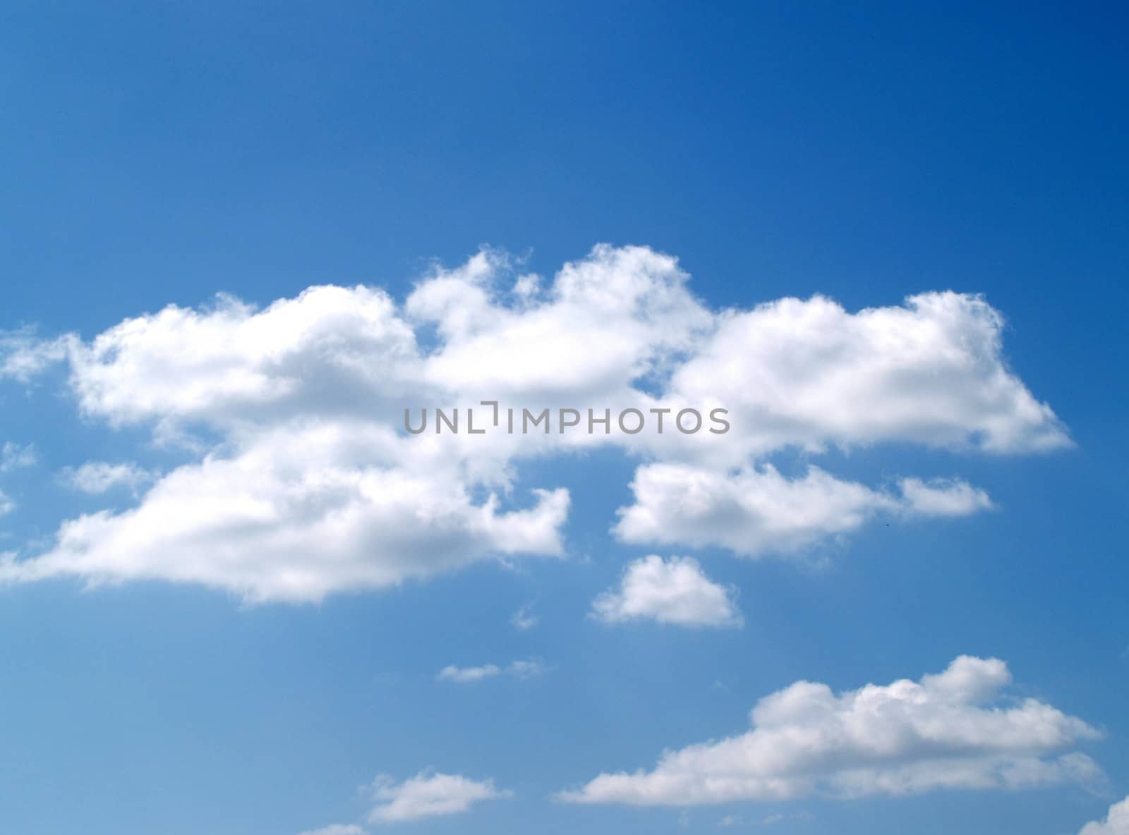 different colorful sky clouds set