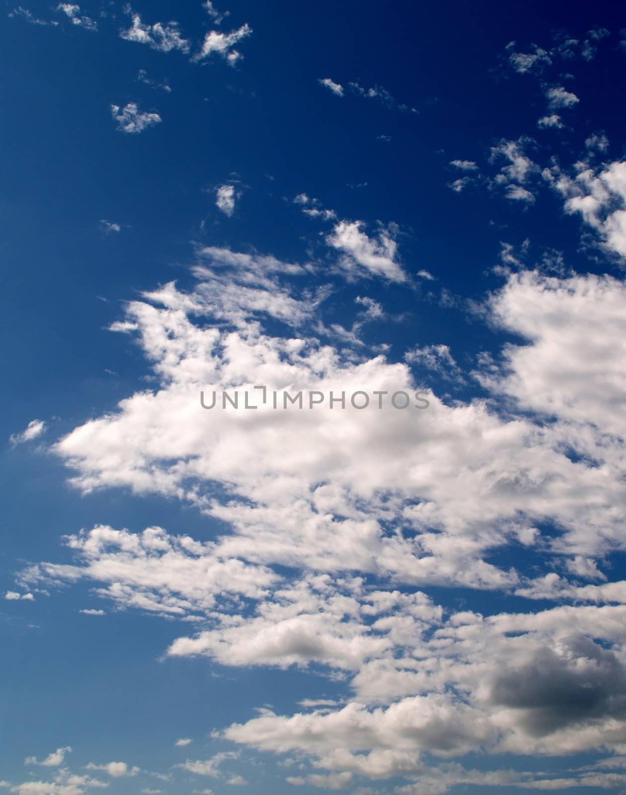 different colorful sky clouds set