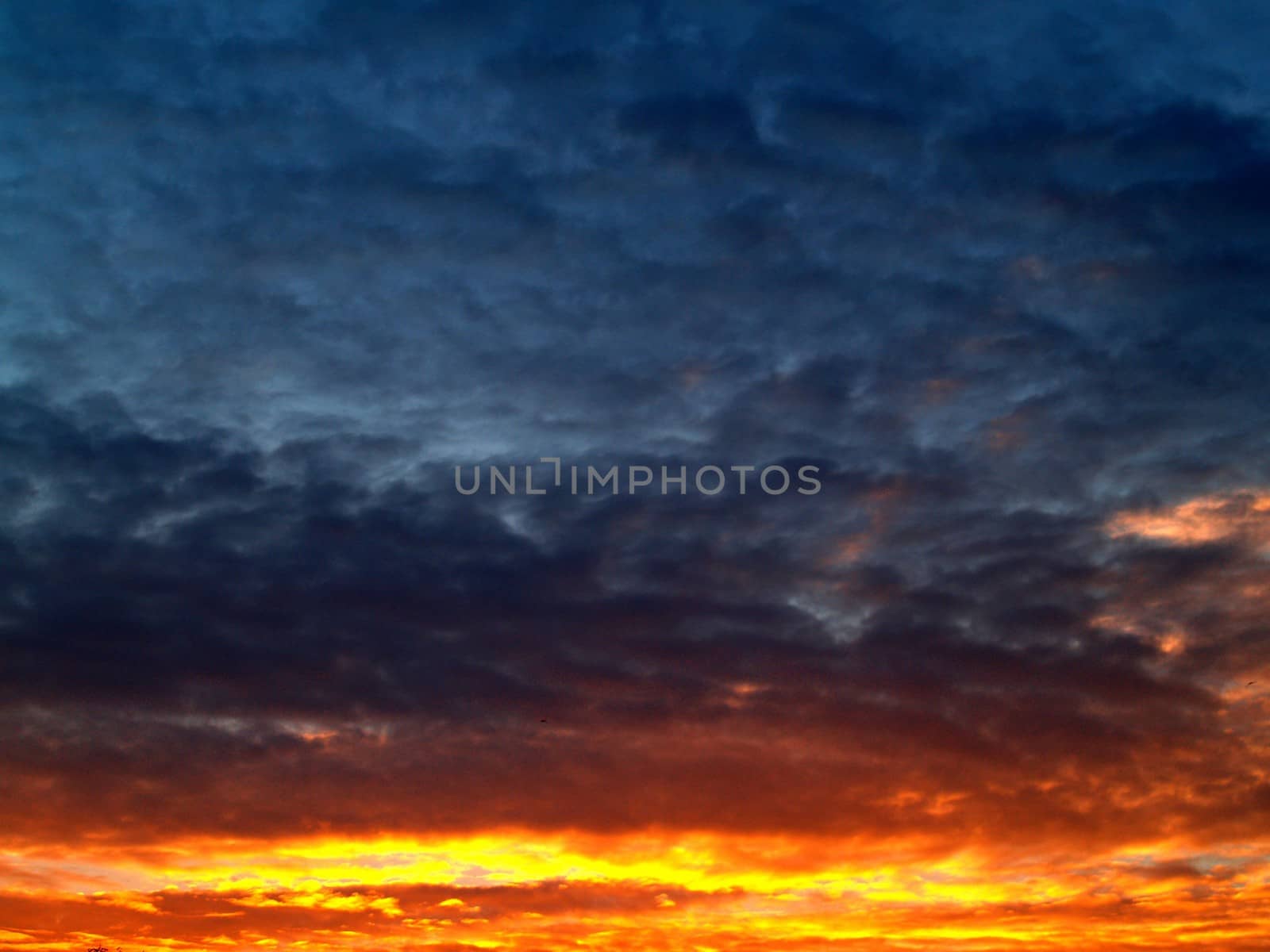 different colorful sky clouds set