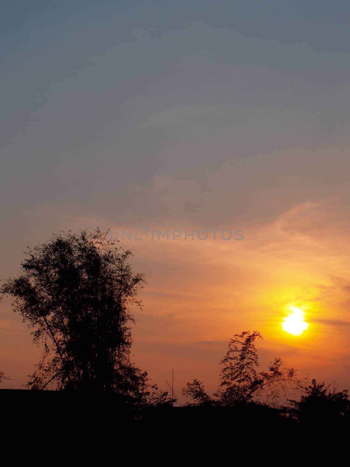 different colorful sky clouds set