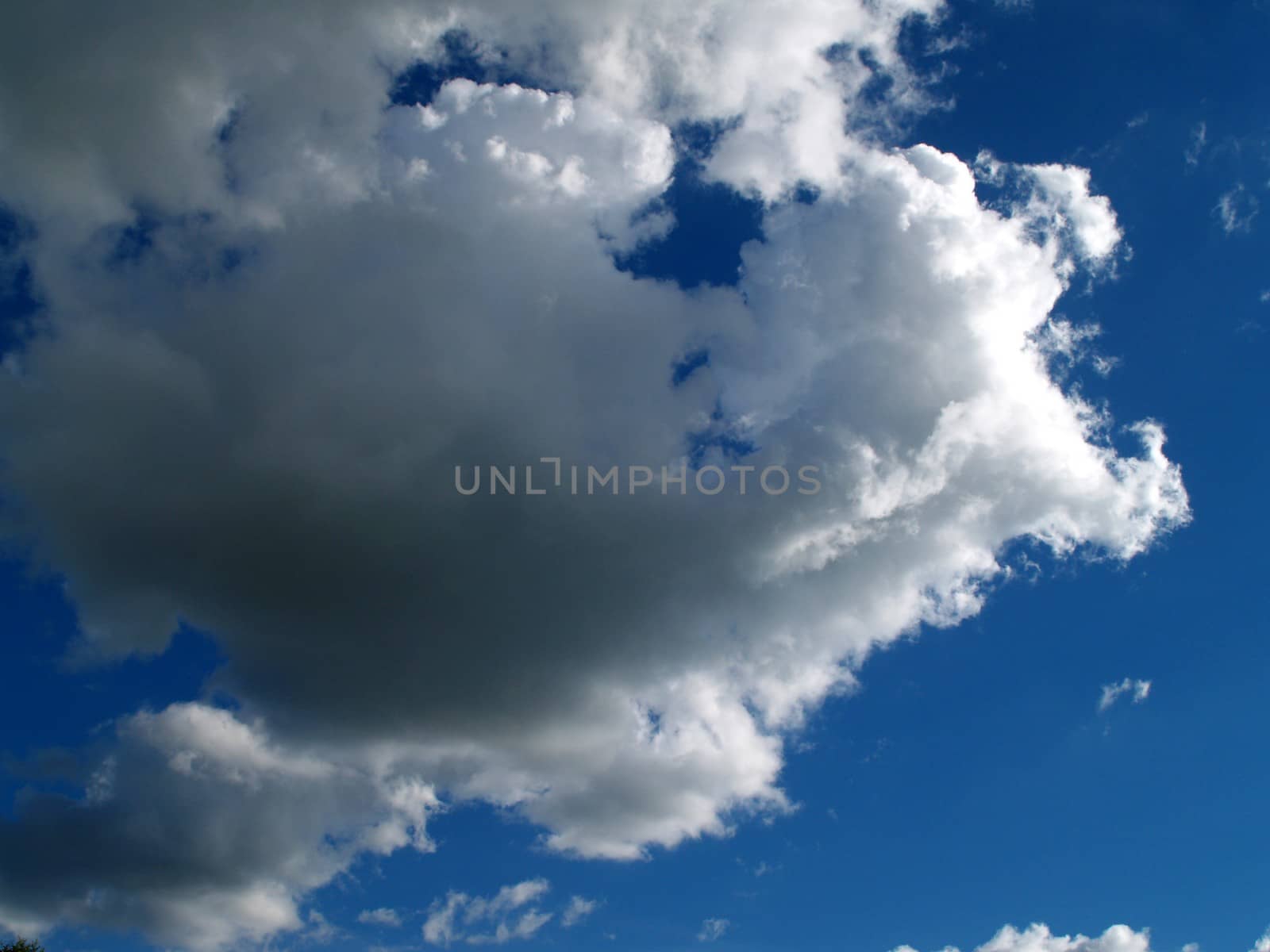 different colorful sky clouds set