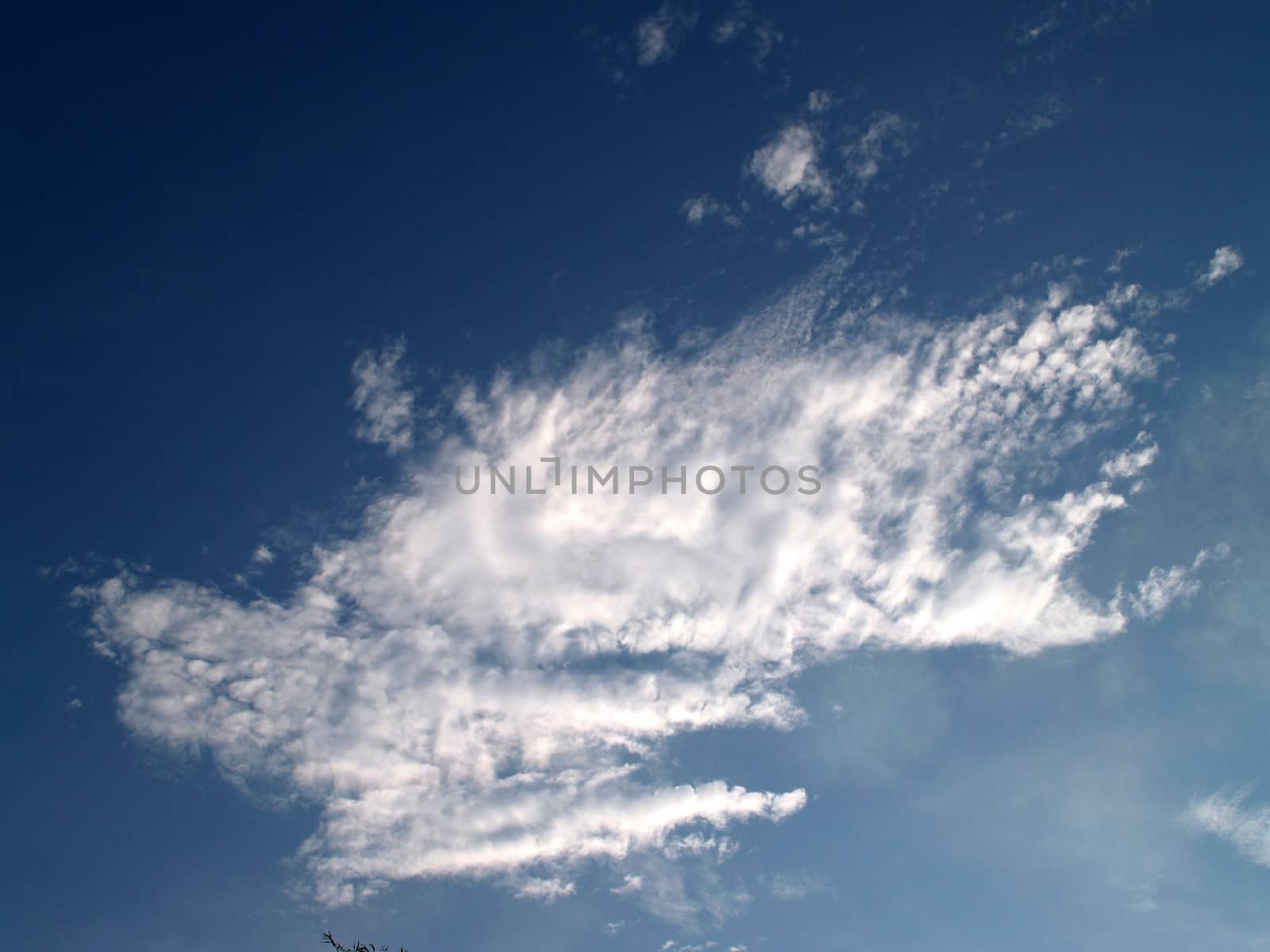 different colorful sky clouds set