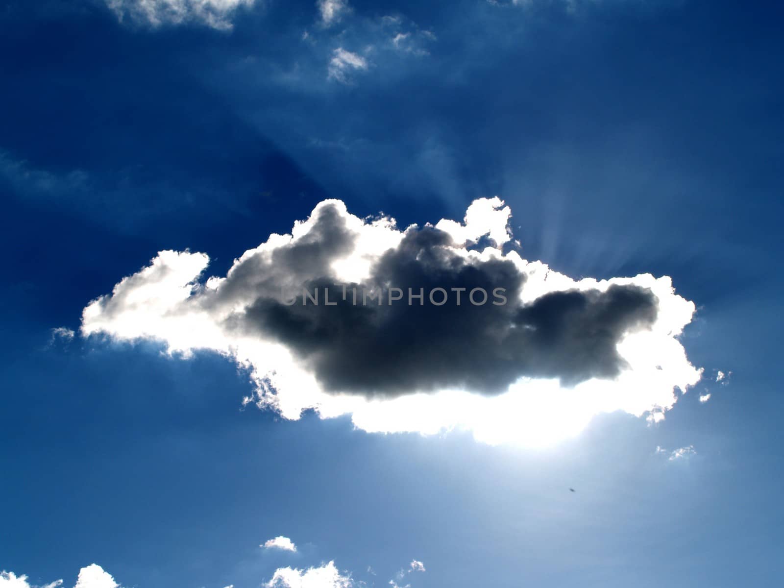 different colorful sky clouds set