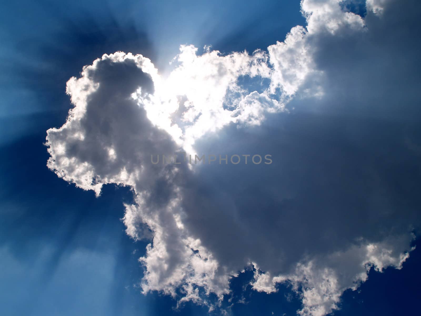 different colorful sky clouds set
