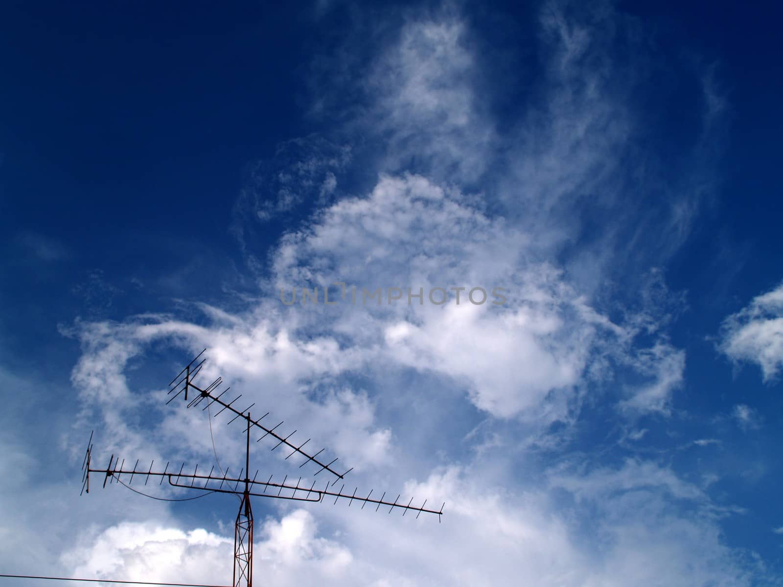 different colorful sky clouds set