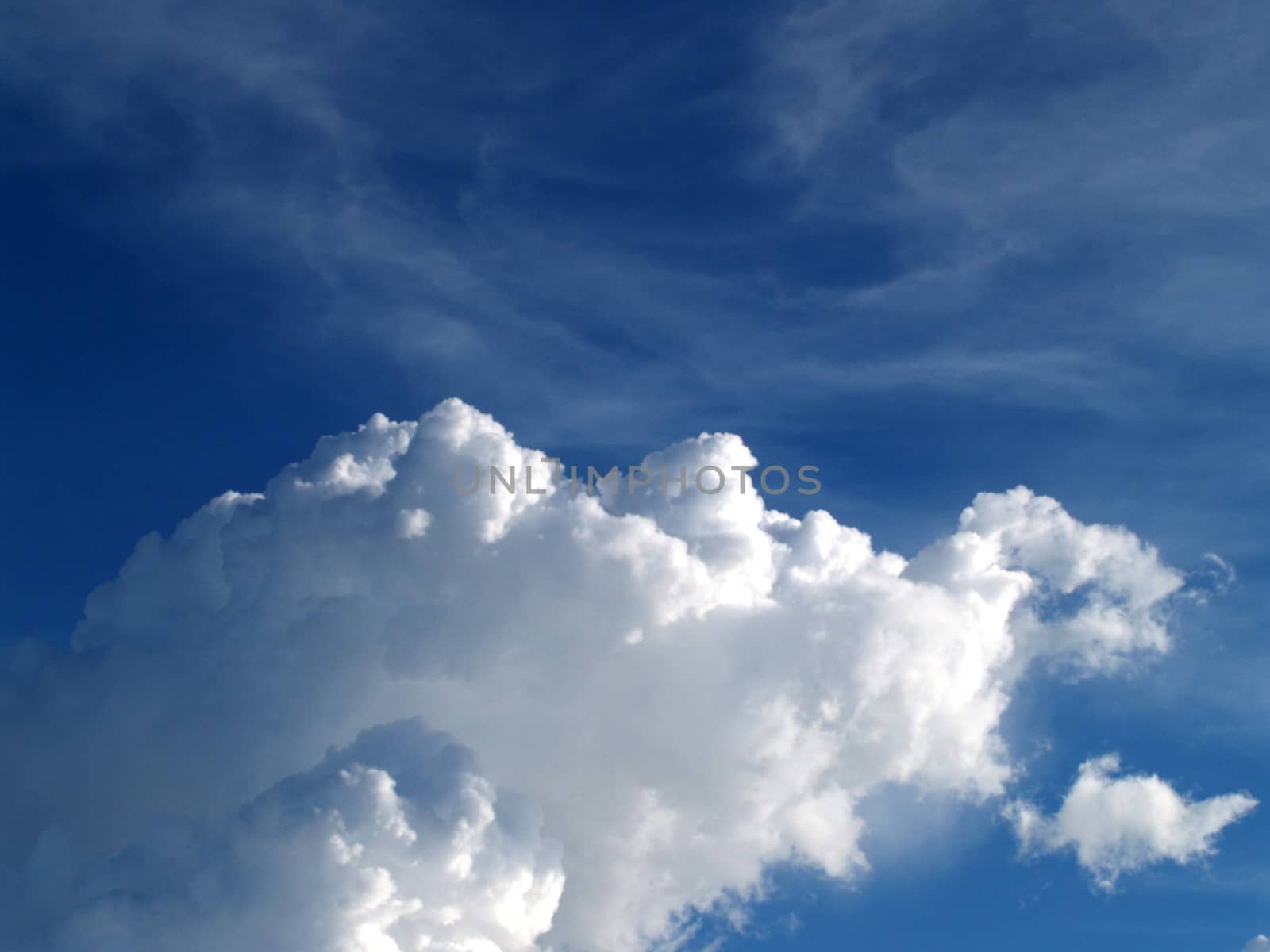 different colorful sky clouds set