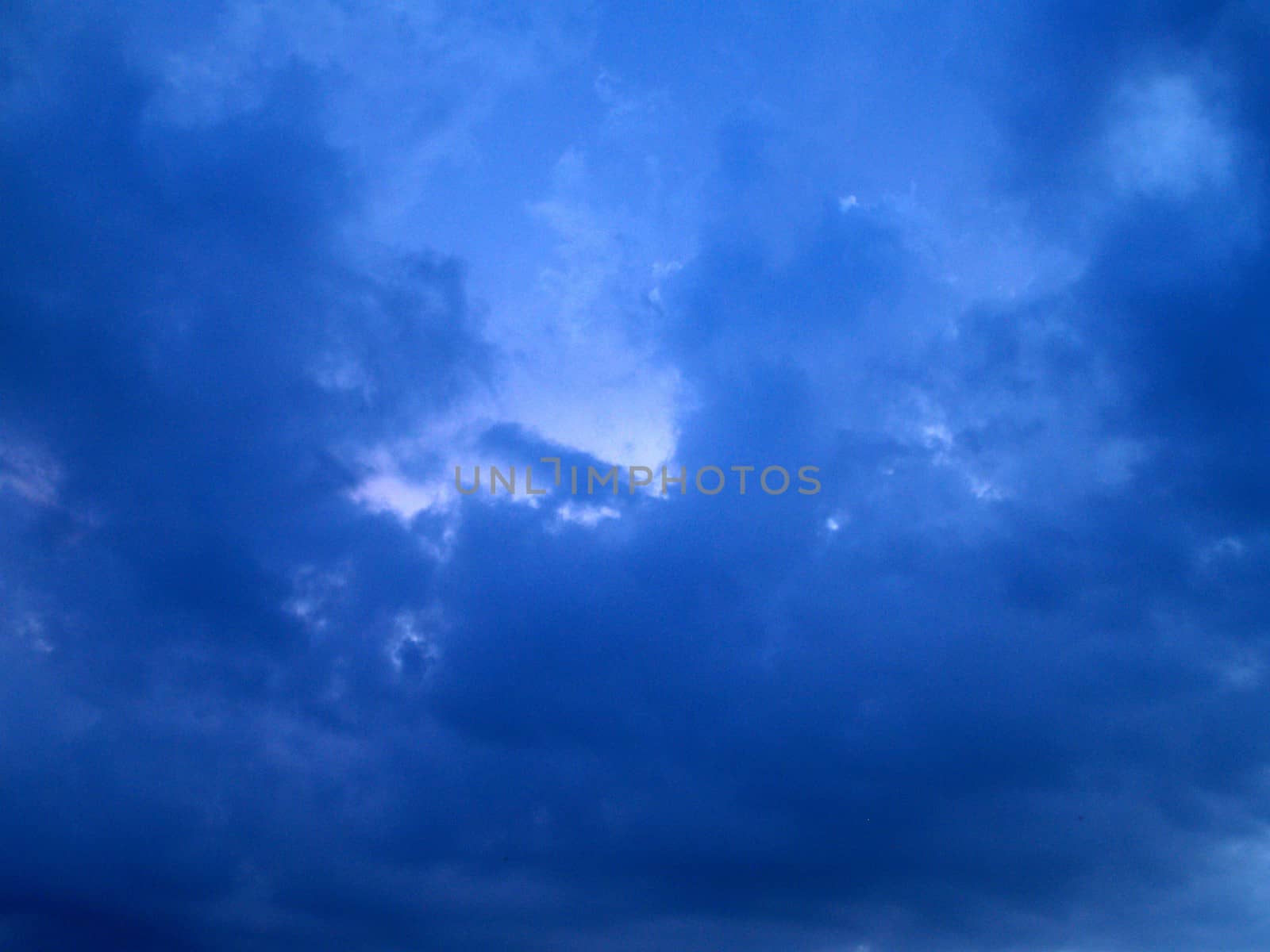 different colorful sky clouds set