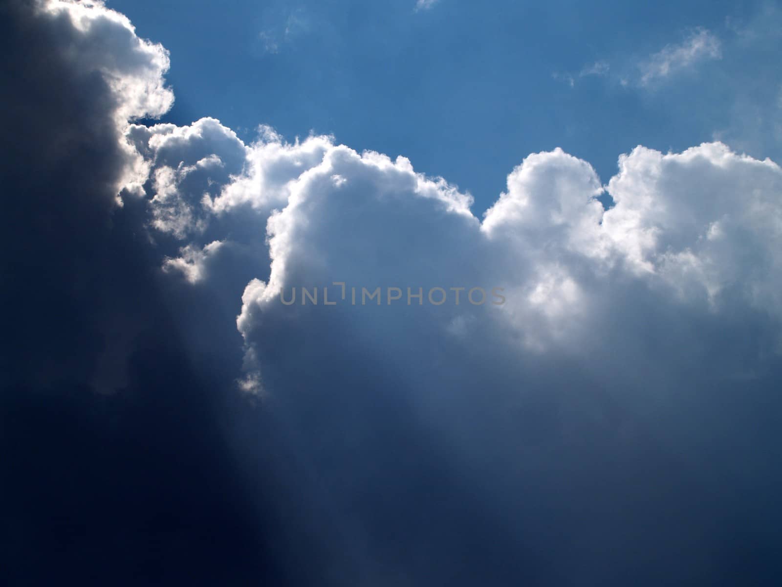 different colorful sky clouds set