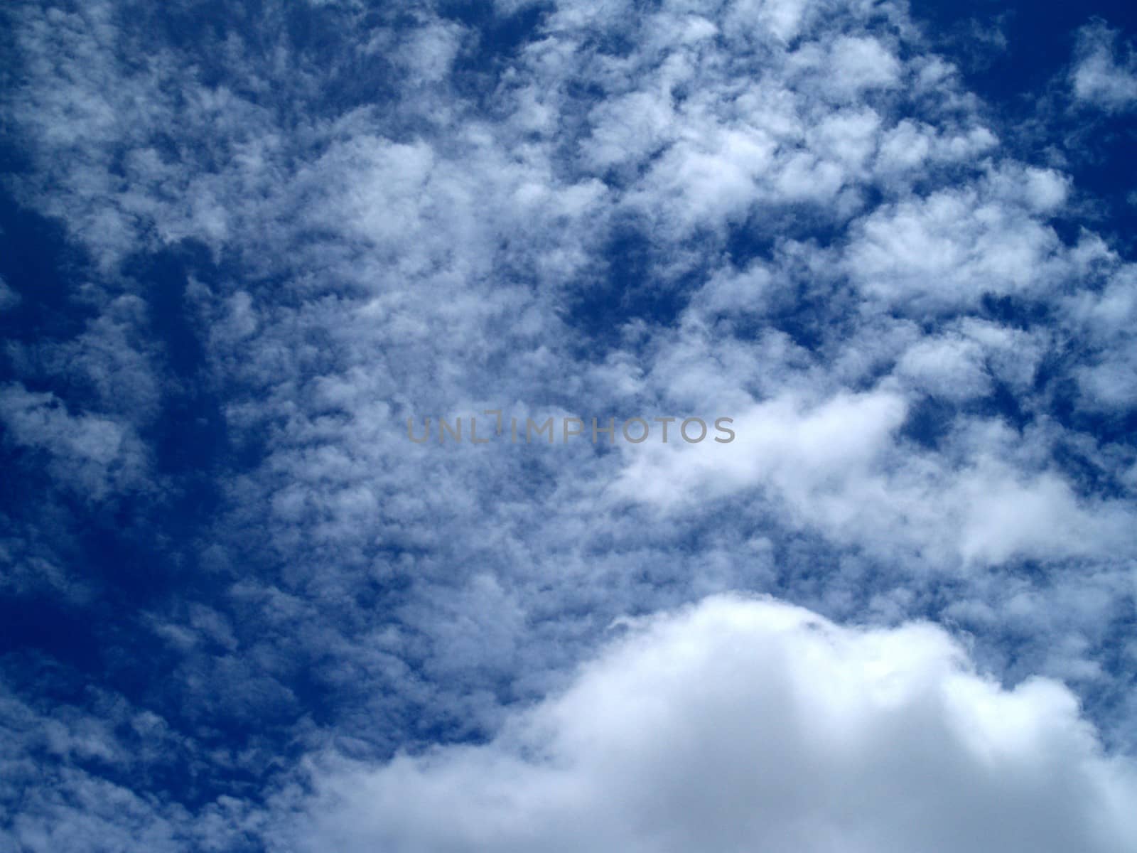 different colorful sky clouds set