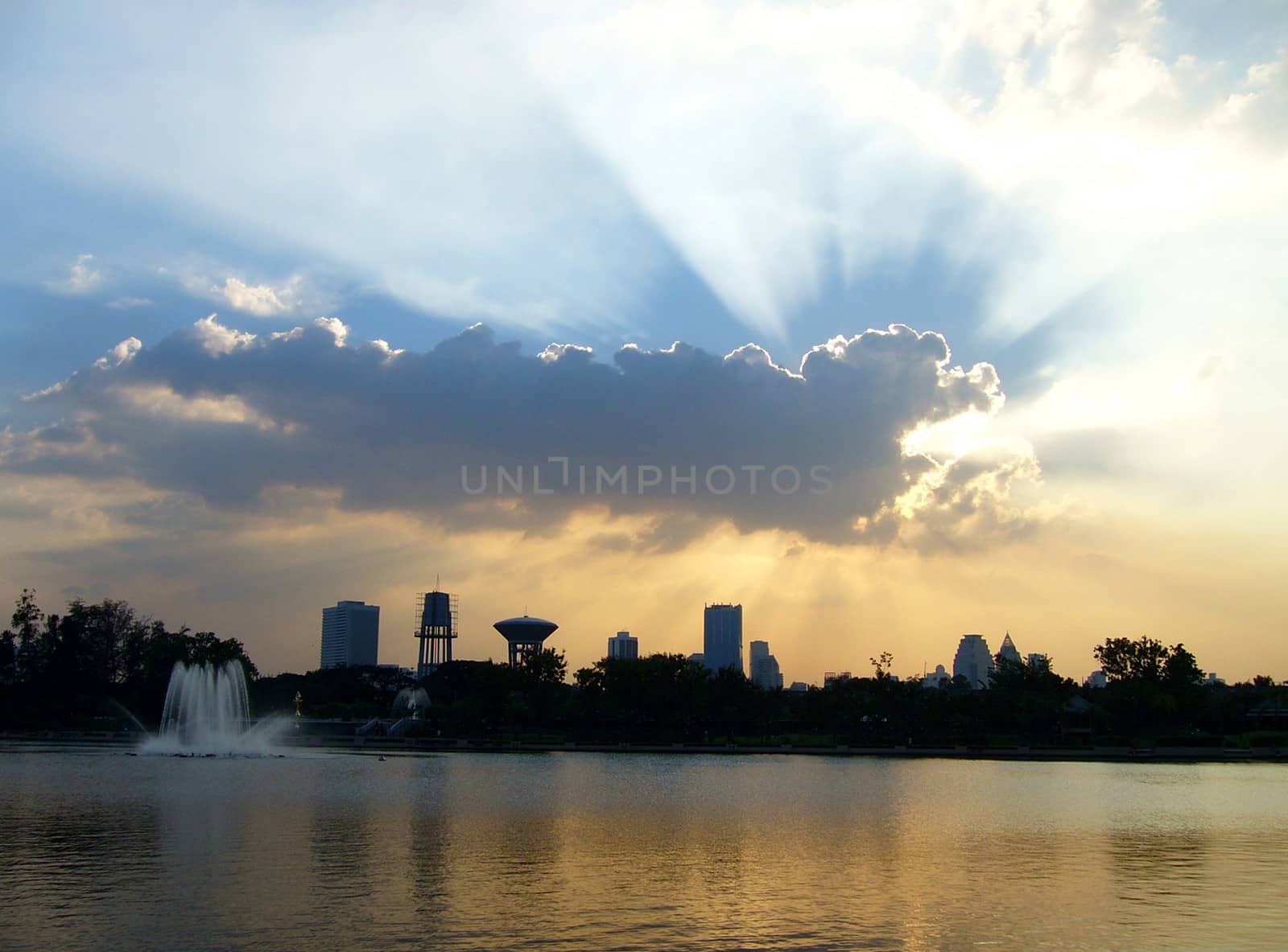 different colorful sky clouds set