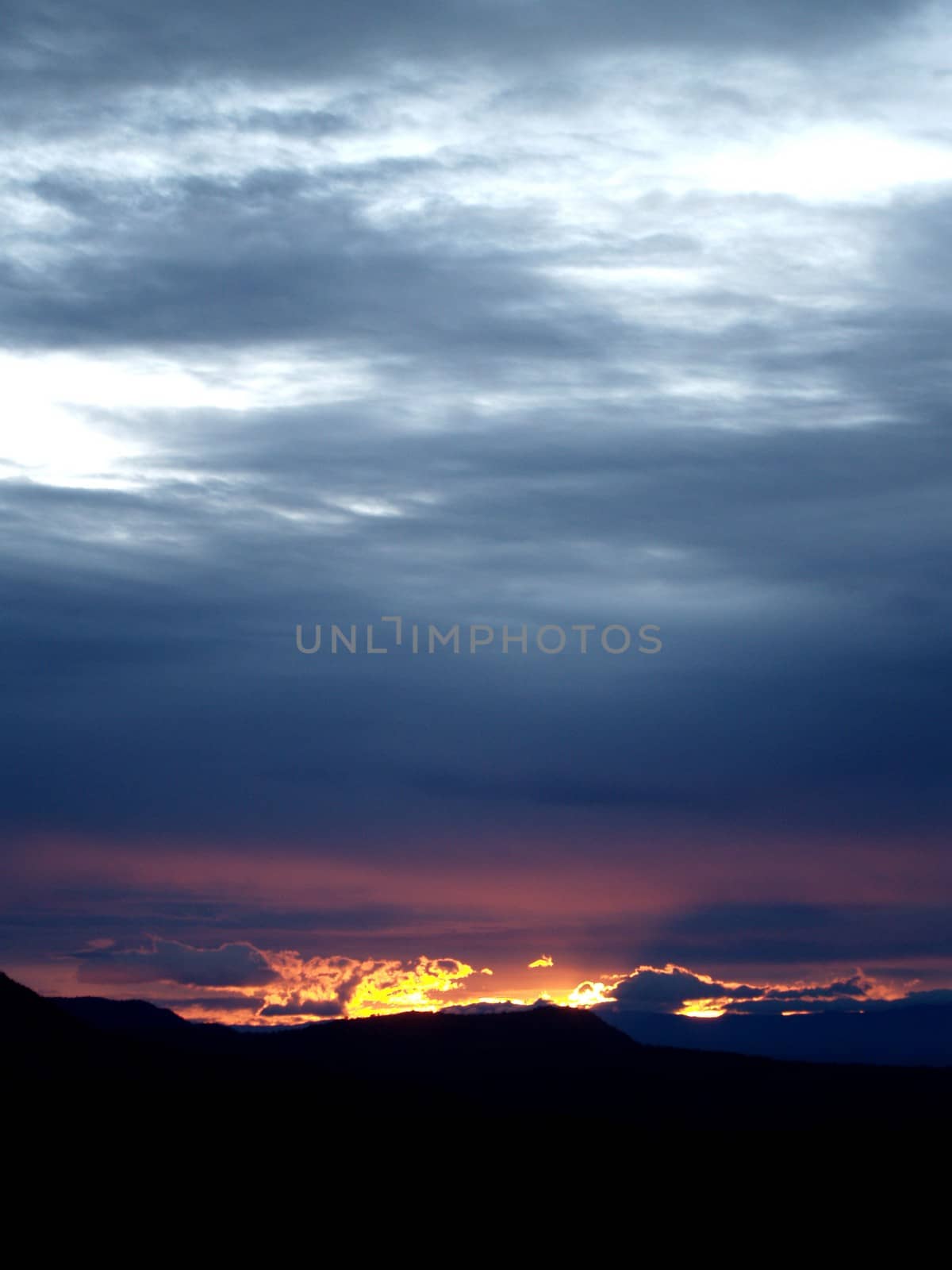 different colorful sky clouds set